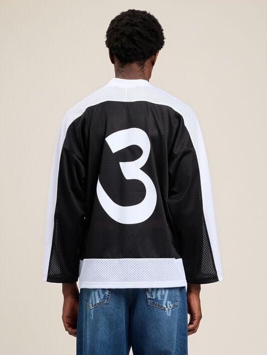 Thai Logo Mesh Loose Long-Sleeved T-Shirt Product Image