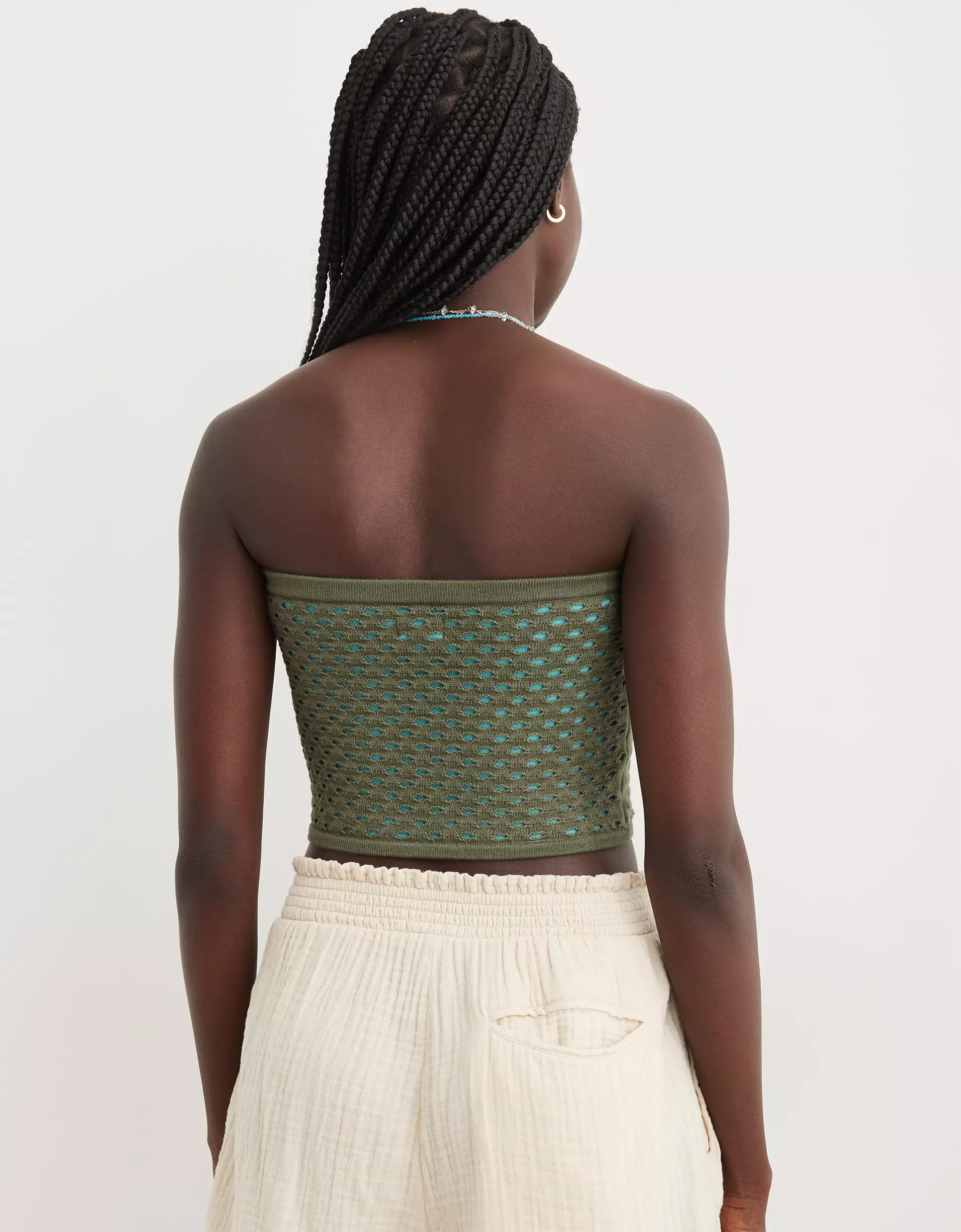 Aerie Crochet Sweater Tube Top Product Image