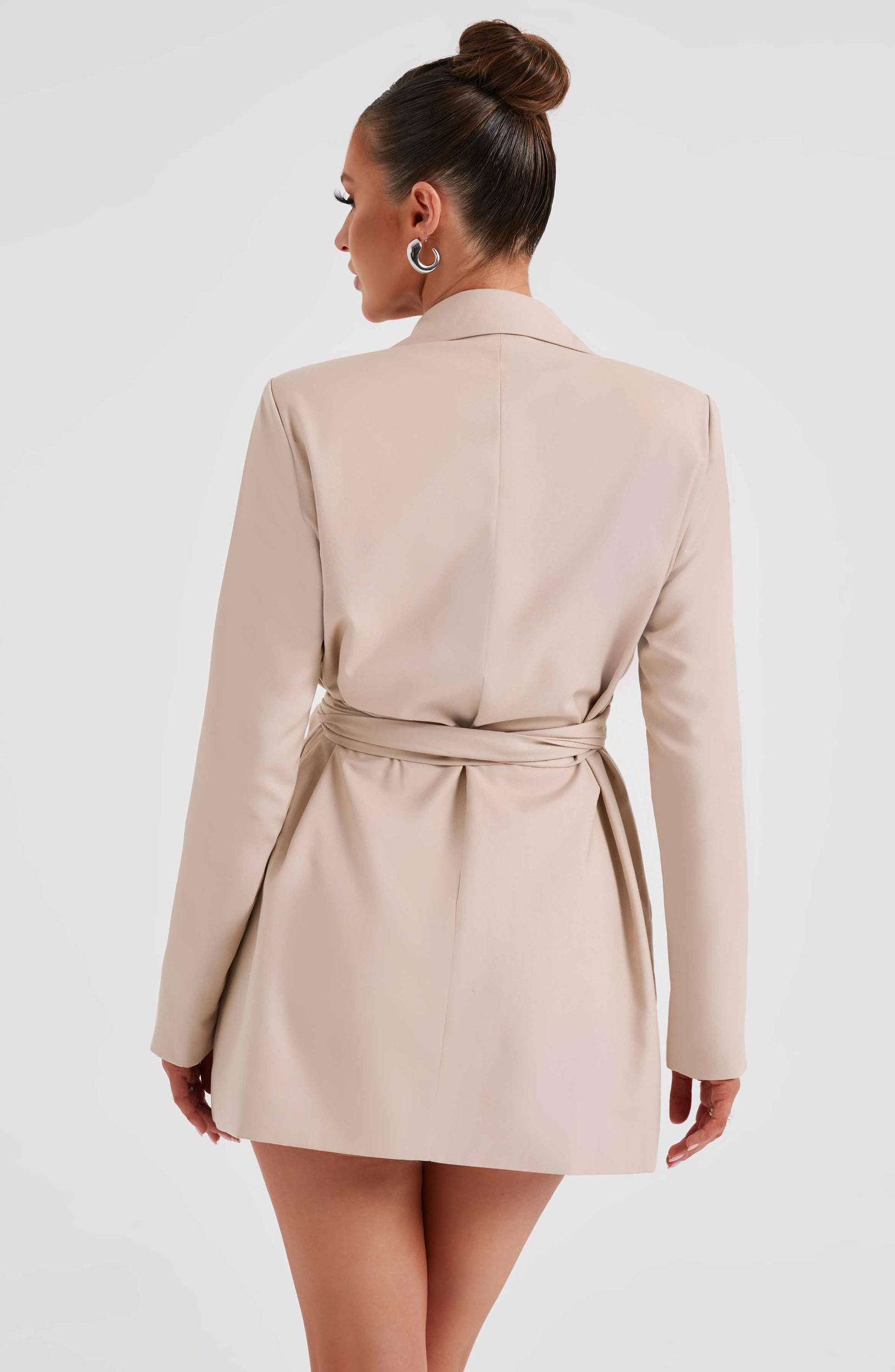 Heather Suit Dress - Beige Product Image
