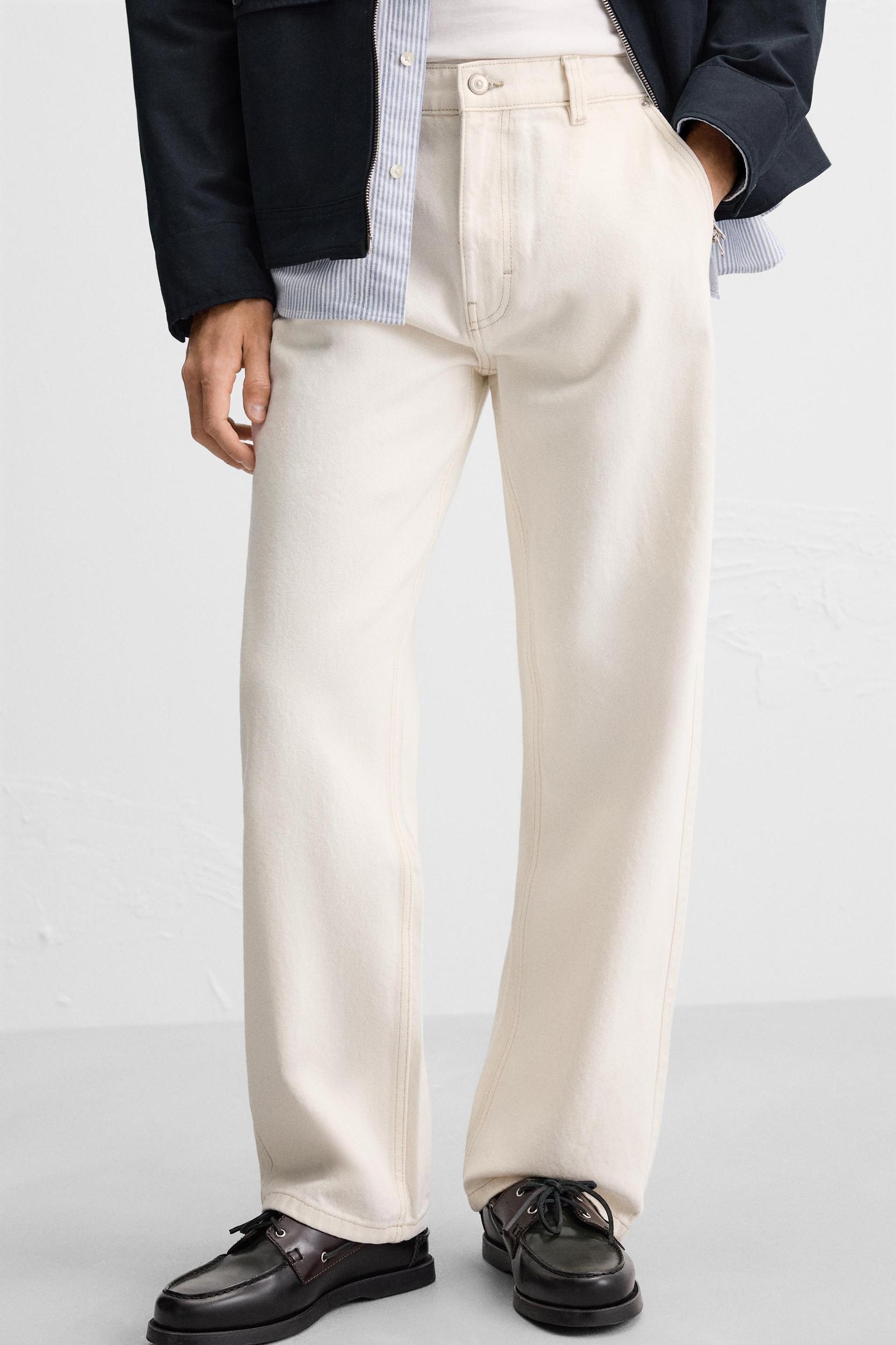 STRAIGHT FIT CHINO JEANS Product Image