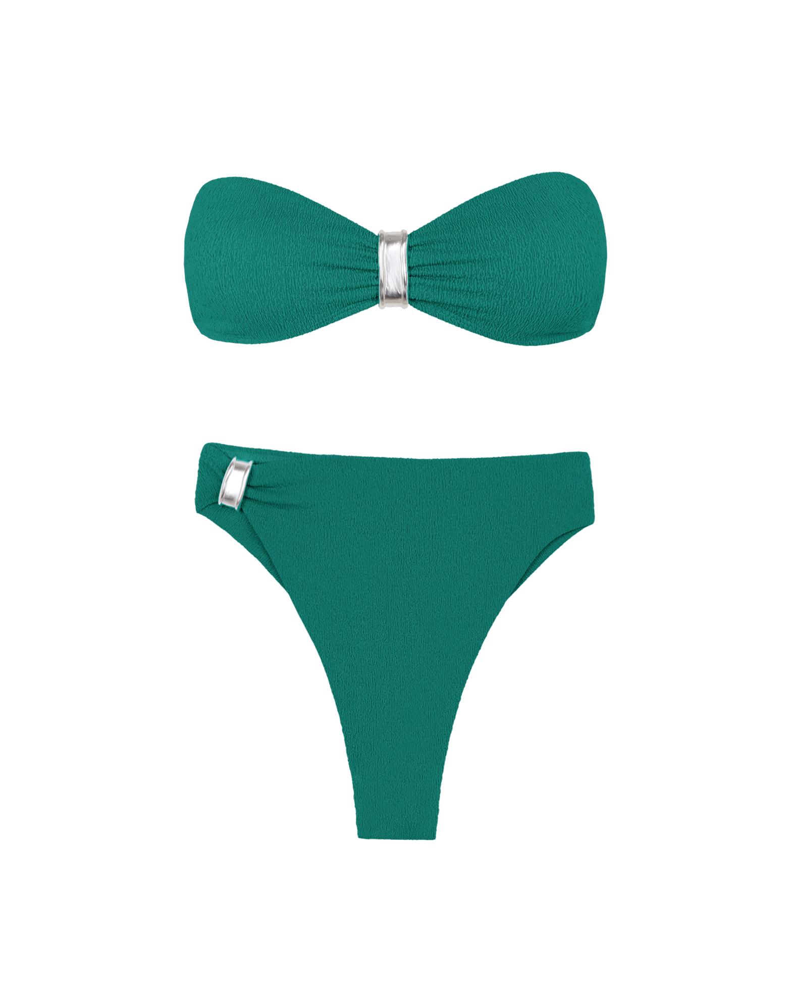 Firenze Sunny Bandeau Top - Yacht Product Image