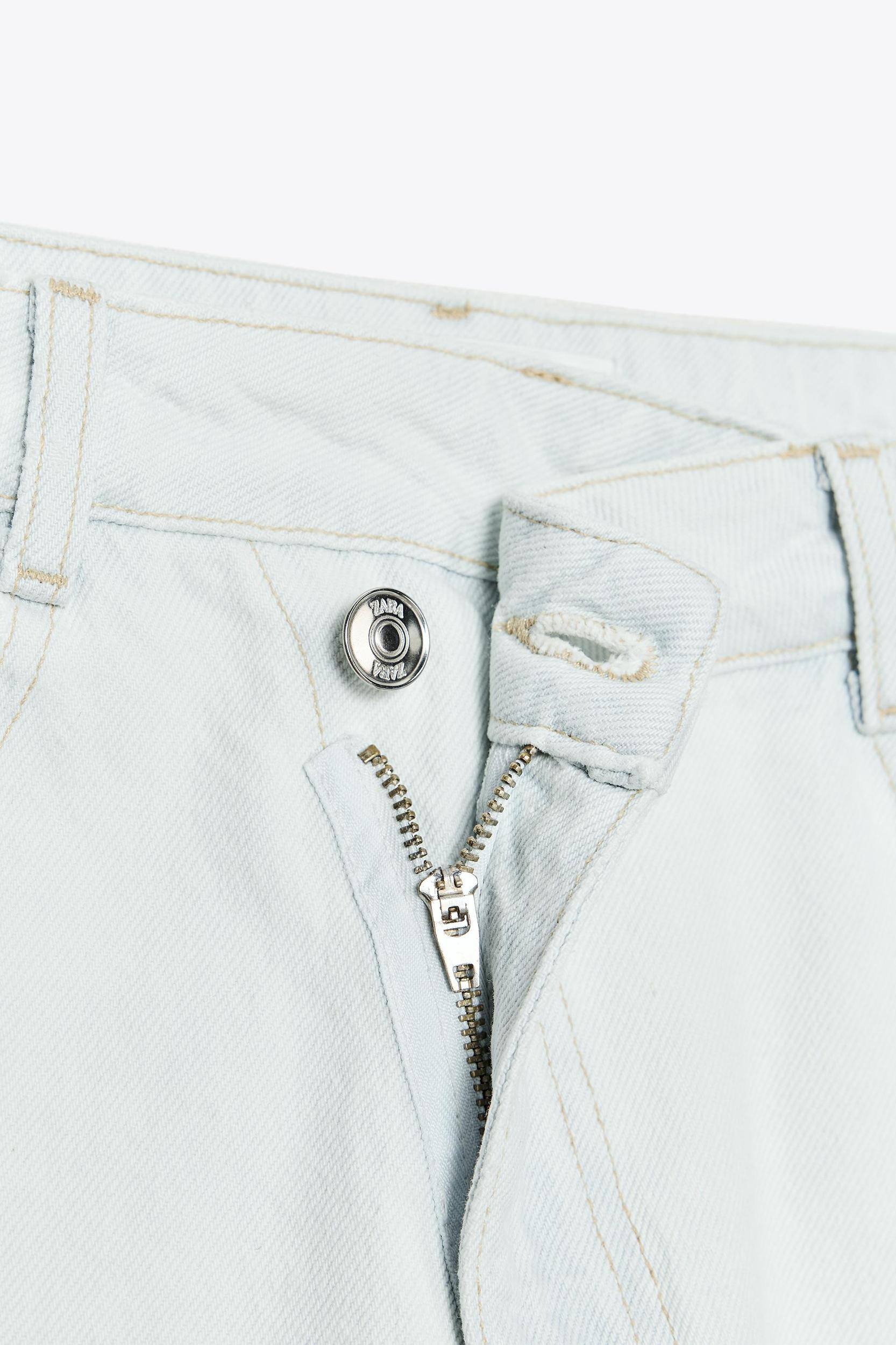 Z1975 HIGH WAISTED CROSSOVER WAIST STRAIGHT JEANS Product Image