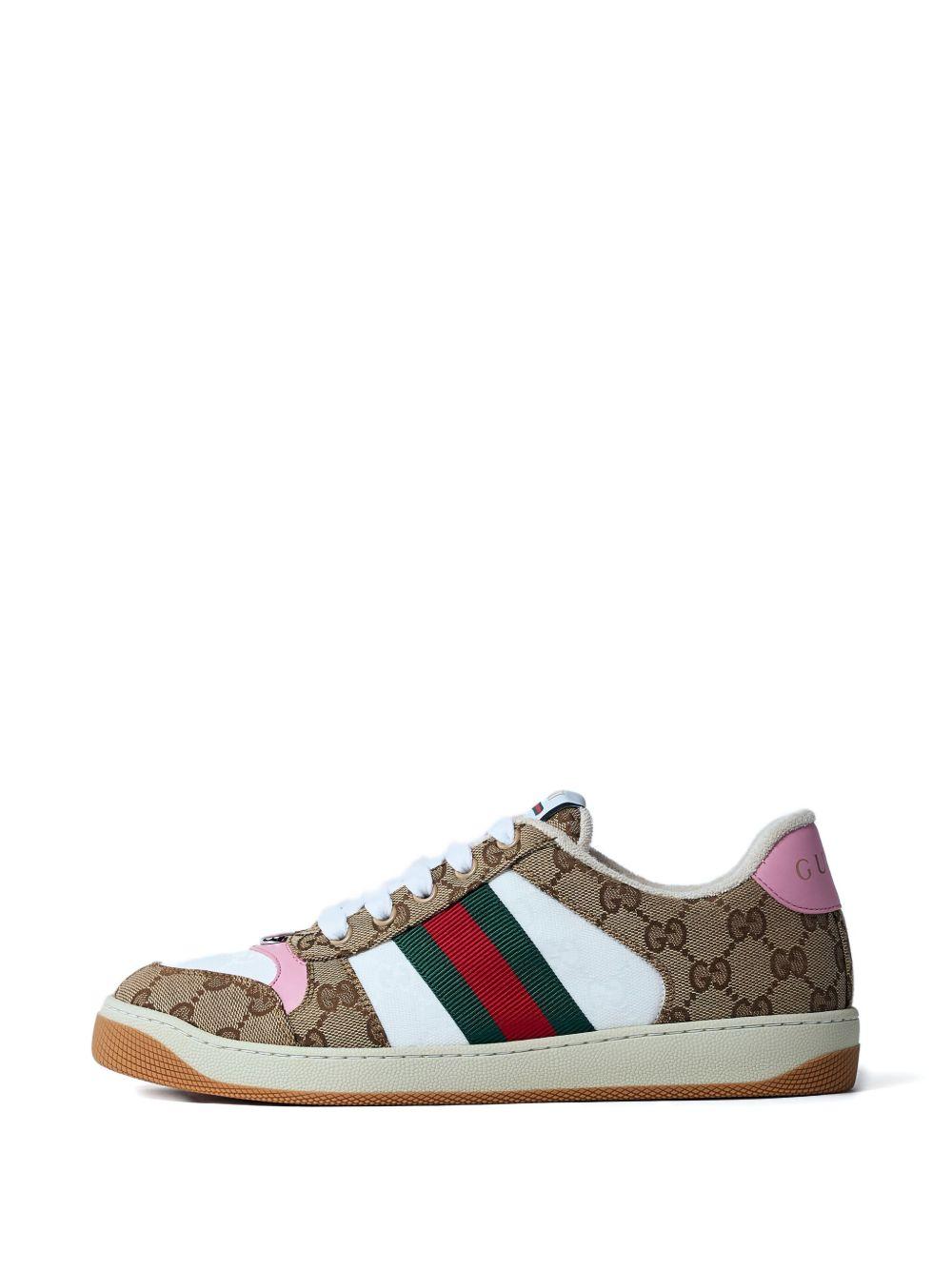 Screener GG monogram Web-stripe sneakers Product Image