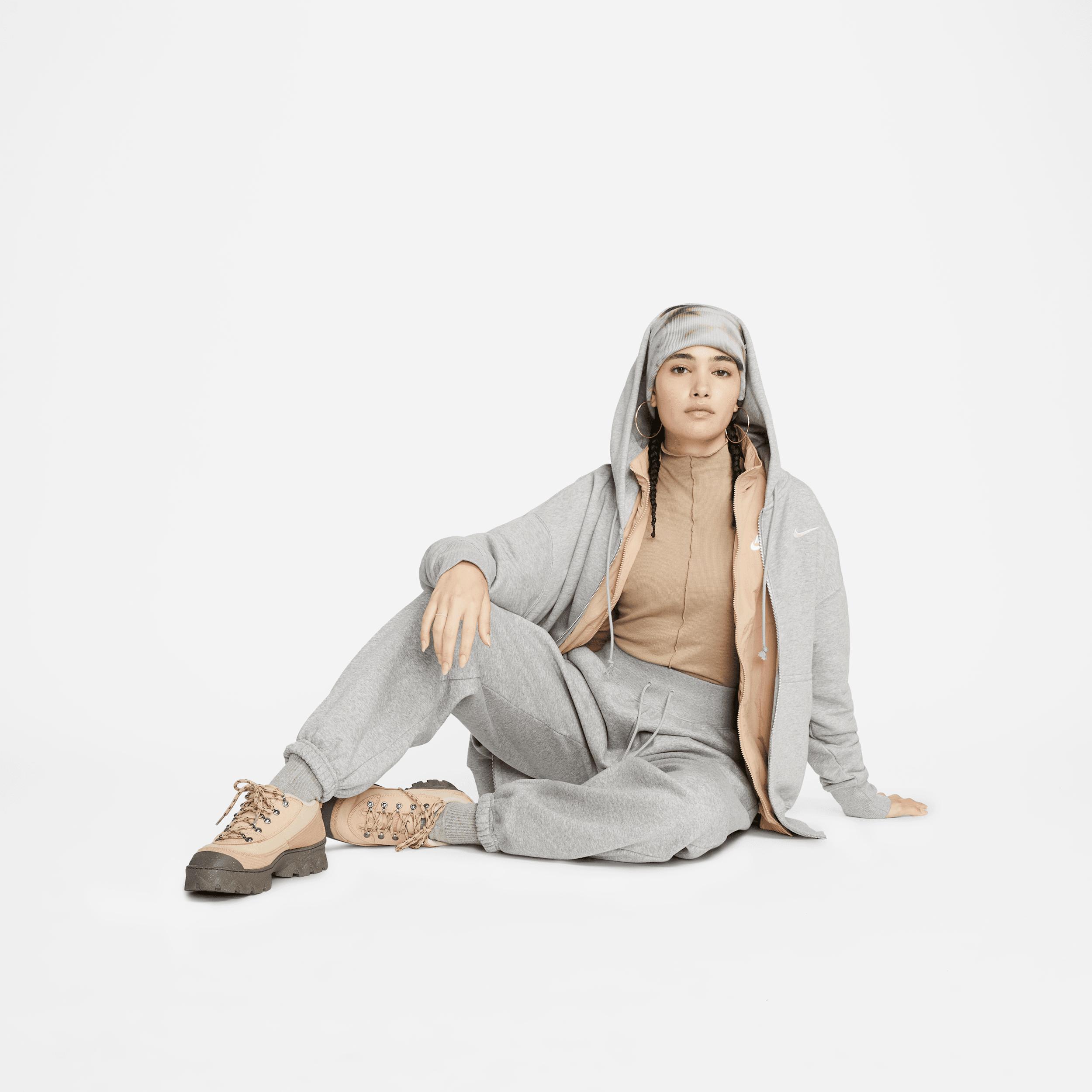 Womens Nike Sportswear Phoenix Fleece Oversized Full-Zip Hoodie | DQ5758-063 Product Image