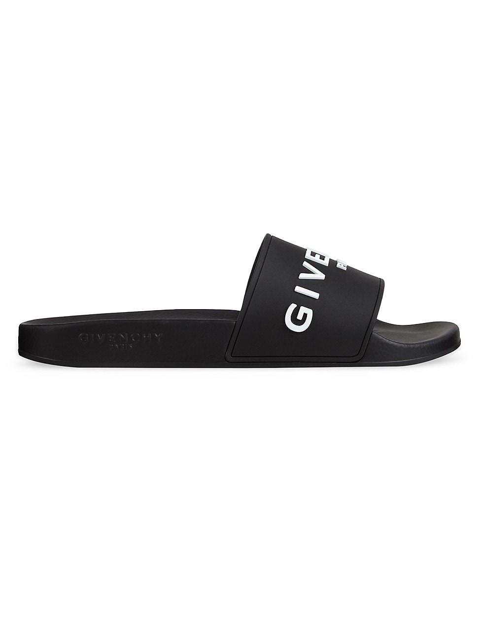 Mens Slide Flat Sandals in Rubber Product Image