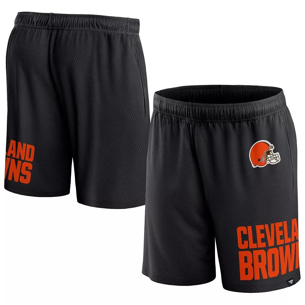 Men's Fanatics Branded Black Cleveland Browns Clincher Shorts,  Product Image