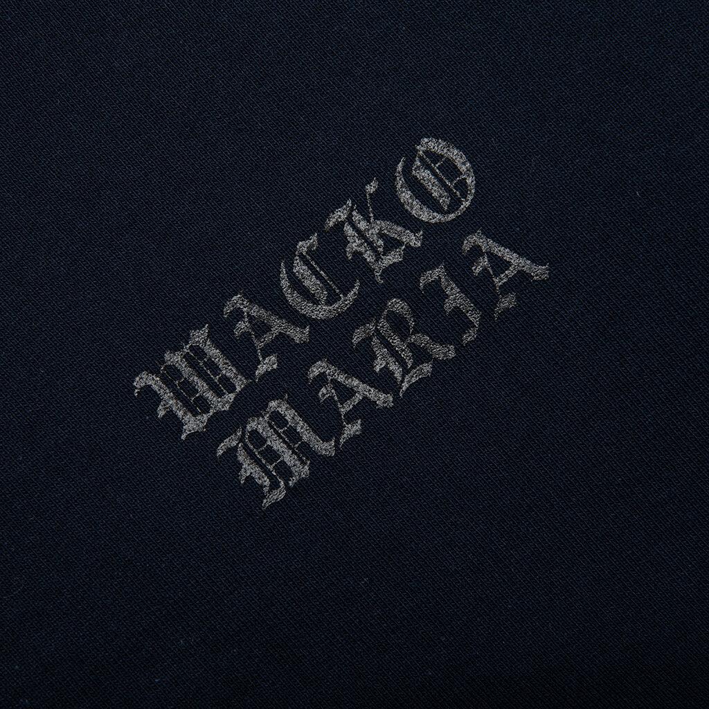 Heavyweight Full Zip Hooded Sweatshirt Type 2 - Navy Male Product Image