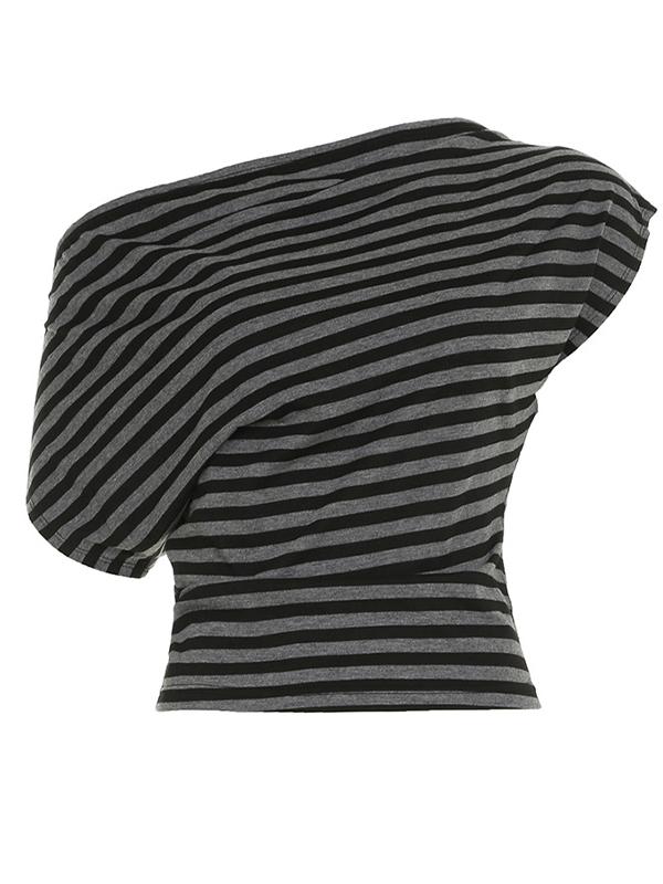Clashing Stripes Short Sleeve Tee Product Image