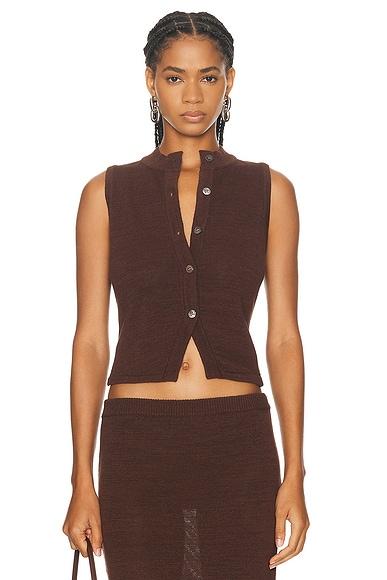 Alani Knit Vest Top Product Image