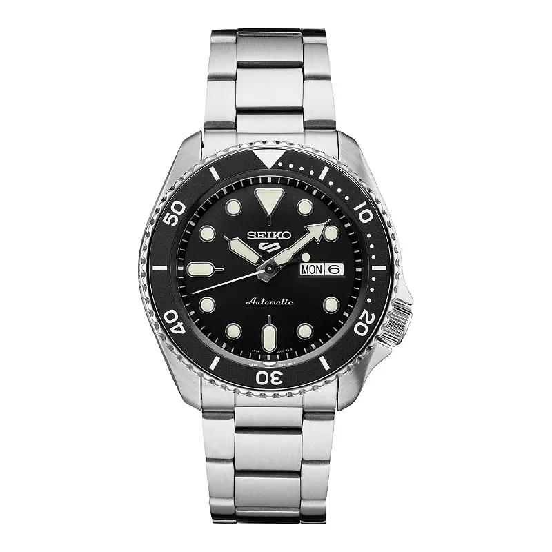Seiko Mens Seiko 5 Sports Automatic Black Nylon Strap Watch Product Image