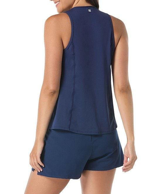 Beach House April Solid Stretch Woven Swim Shorts Product Image