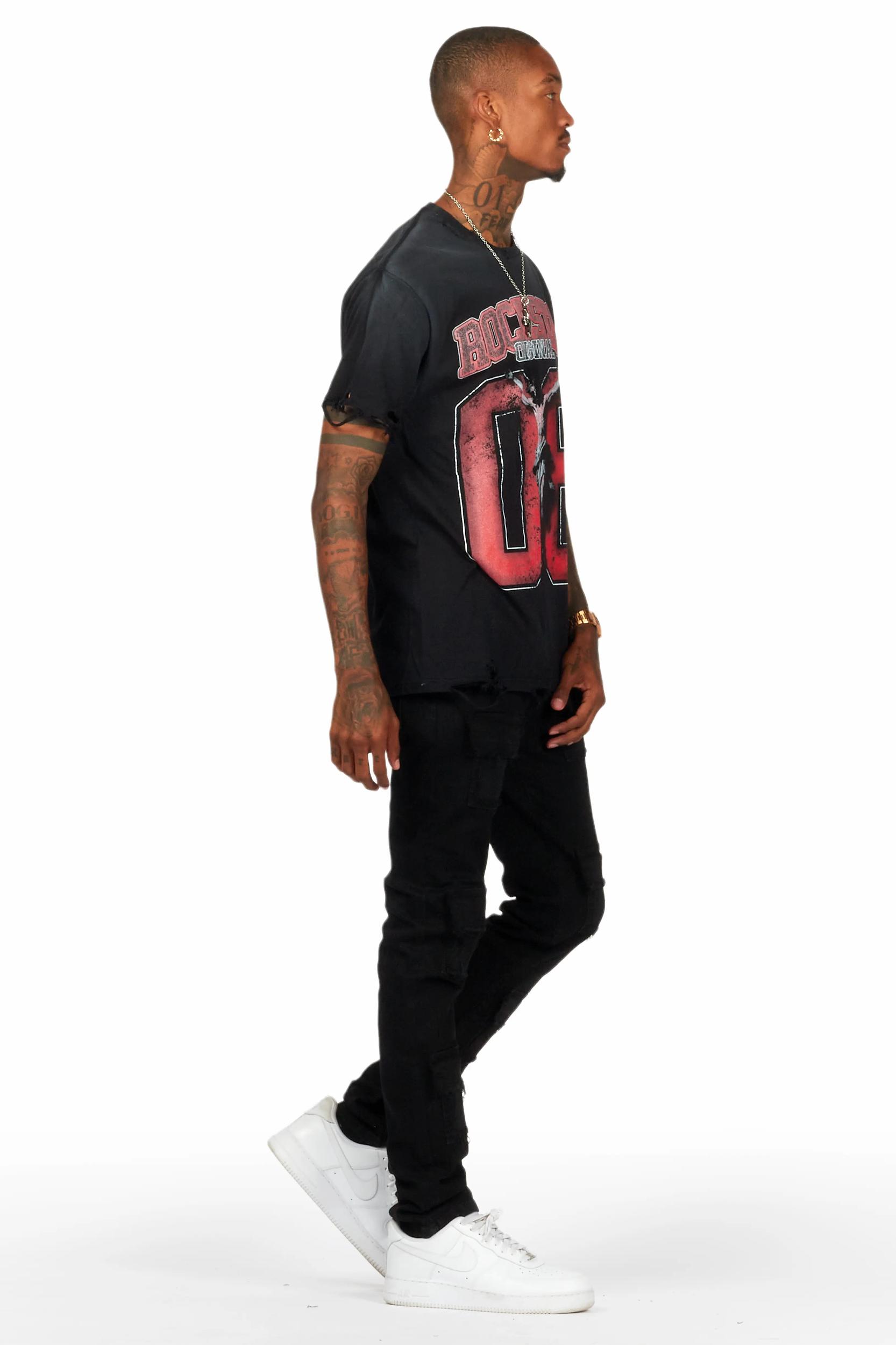 Petrus Black Slim Fit Jean Male Product Image