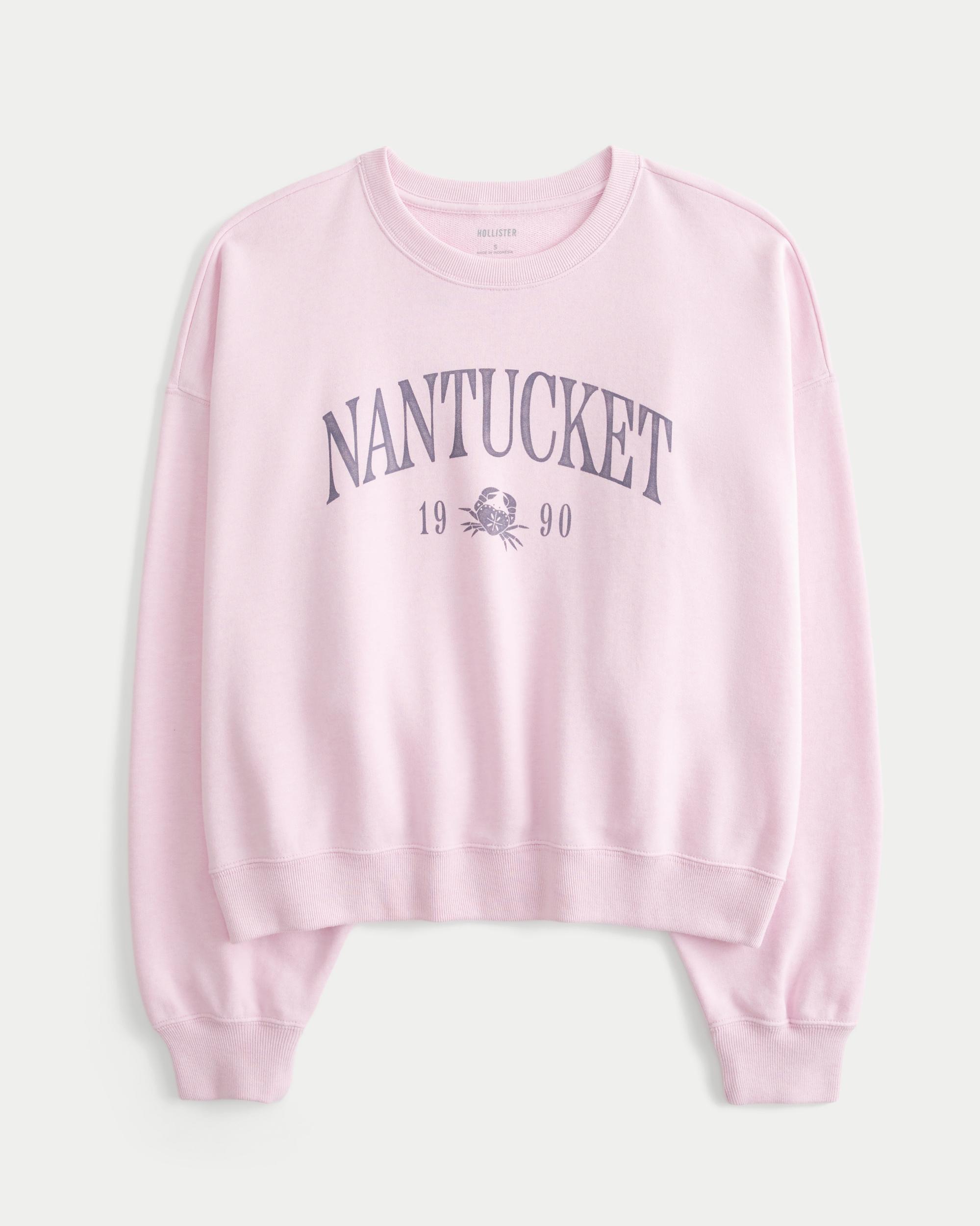 Easy Montauk New York Graphic Crew Sweatshirt Product Image