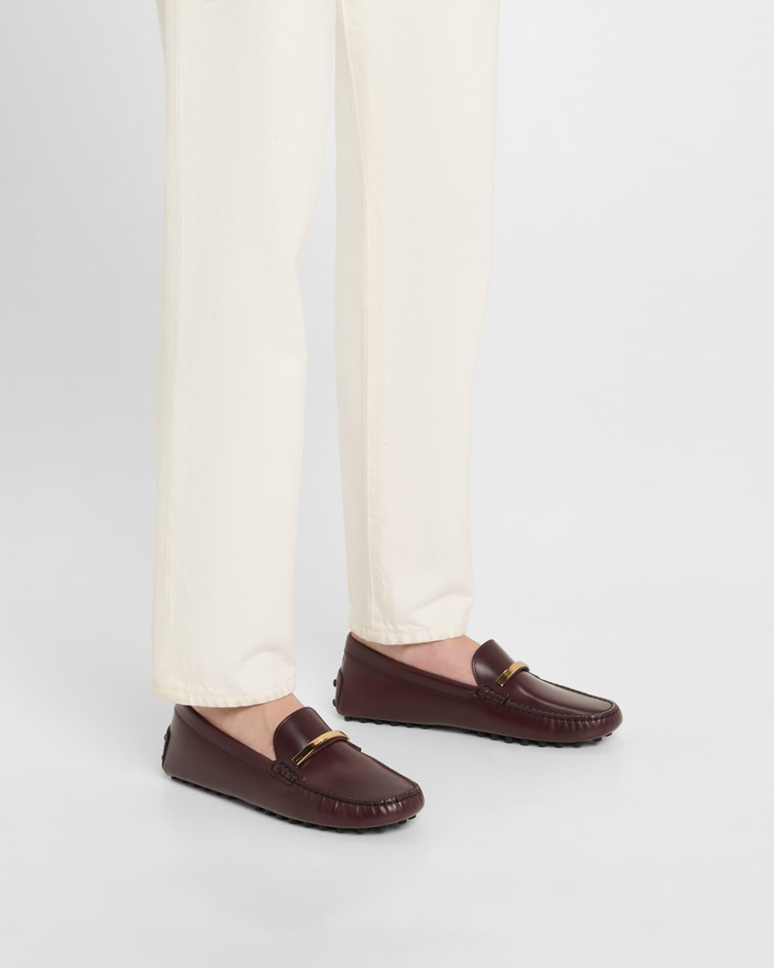 Gommino Leather Bar Driver Loafers Product Image
