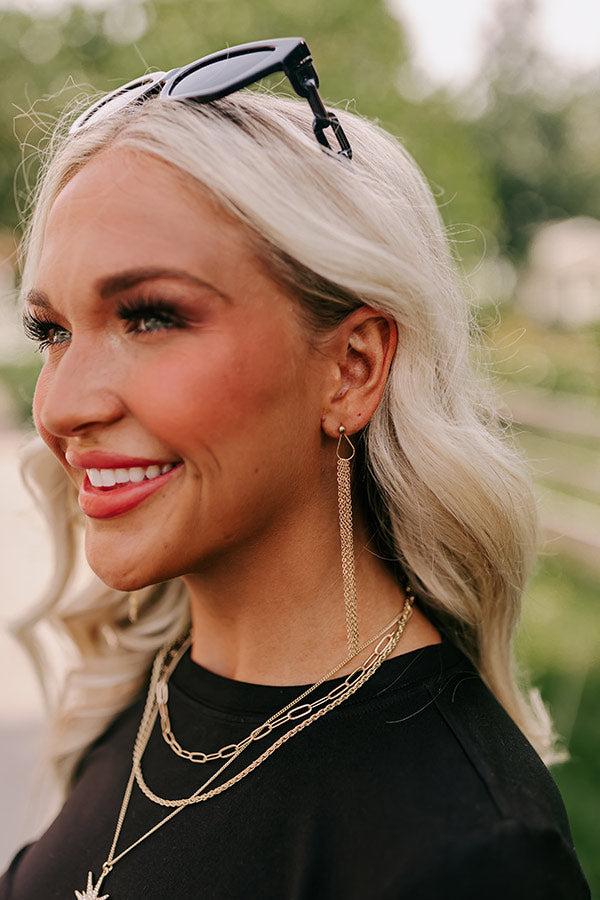 Lost In Your Eyes Earrings In Gold Product Image