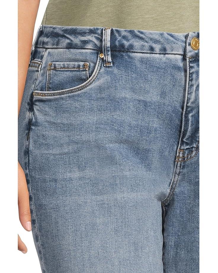 Women's KUT from the Kloth Plus Meg High Rise Fab Ab Wide Leg Raw Hem-Long Inseam Product Image