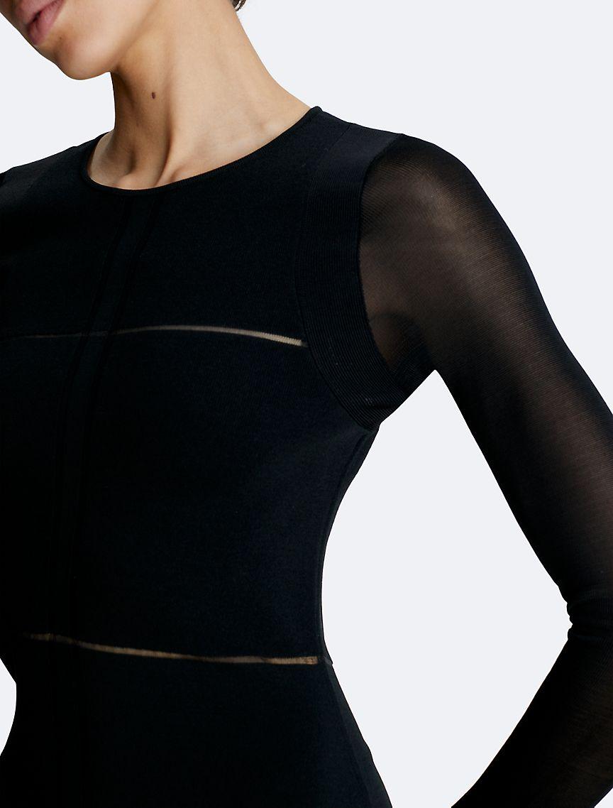 Sheer Cut Out Back Maxi Dress Product Image