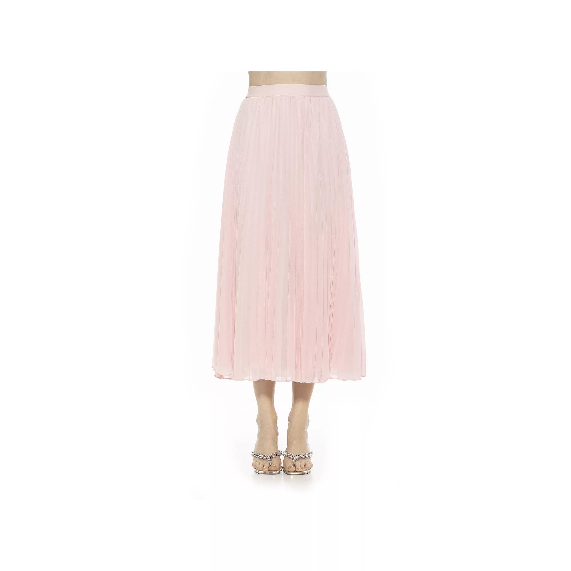 Women's ALEXIA ADMOR Kesia Pleated Midi Skirt,  Product Image