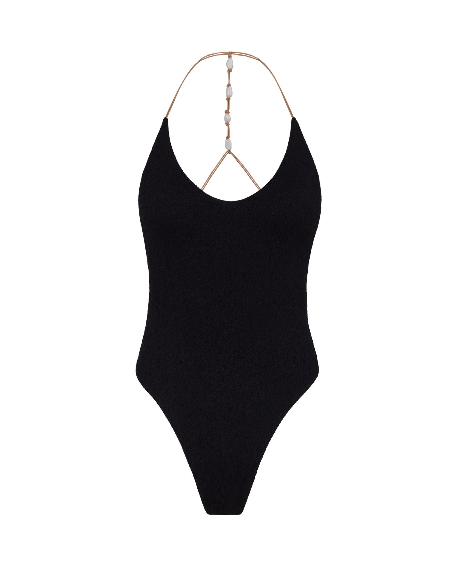 Firenze Ney T Back One Piece - Black Product Image