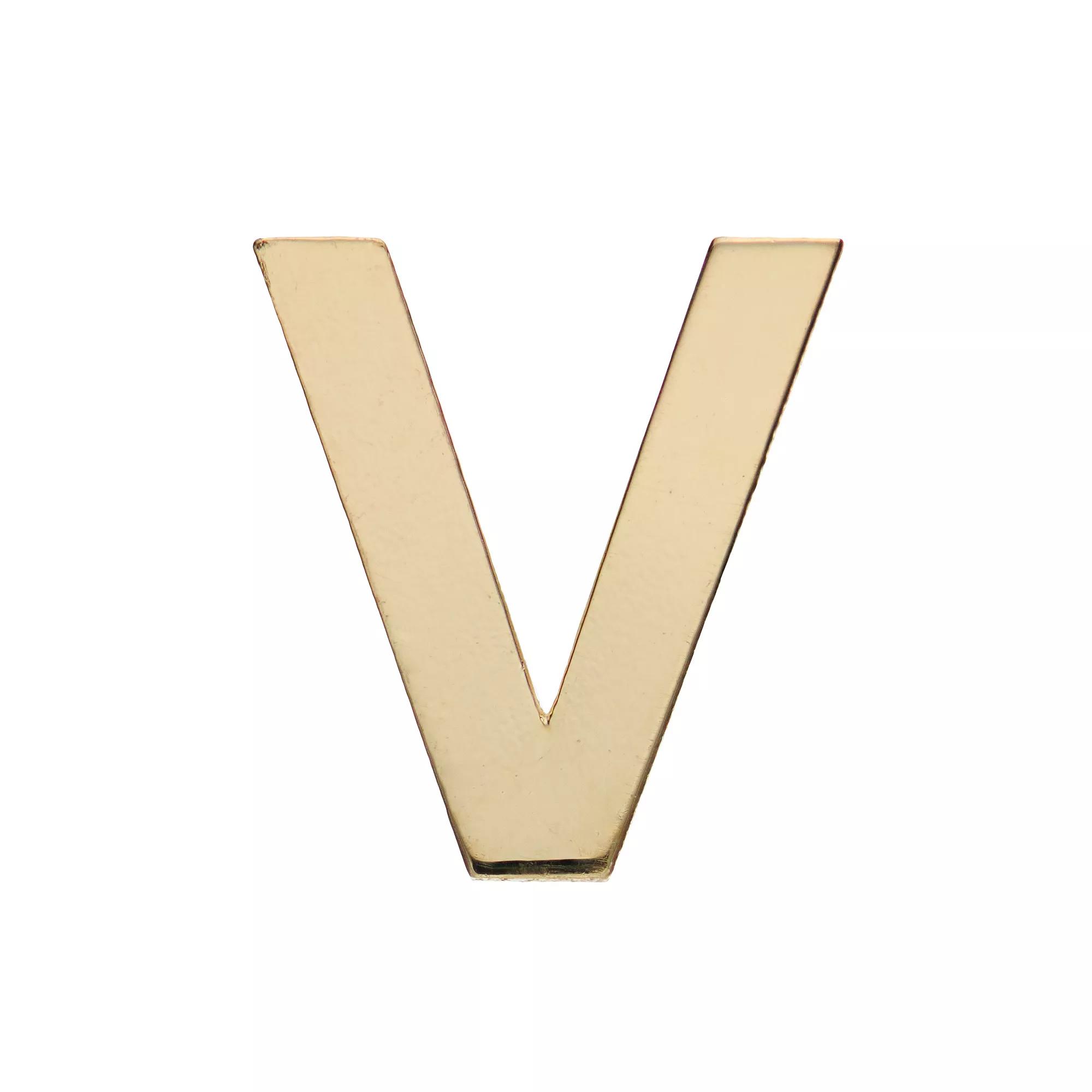 Au Naturale 14k Gold Initial Single Stud Earring, Women's, C Product Image