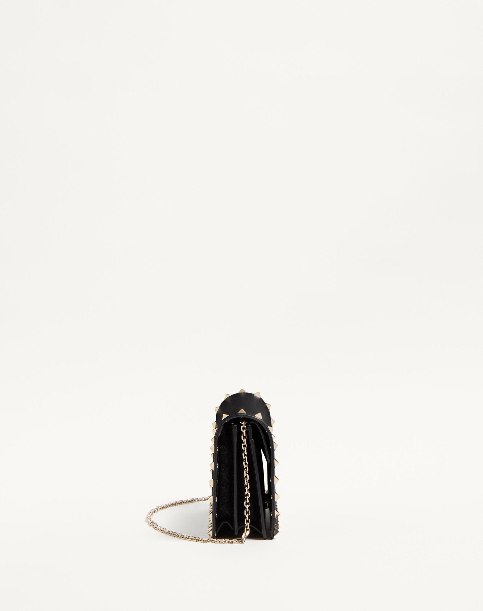 Rockstud Calfskin Chain Pouch  Product Image