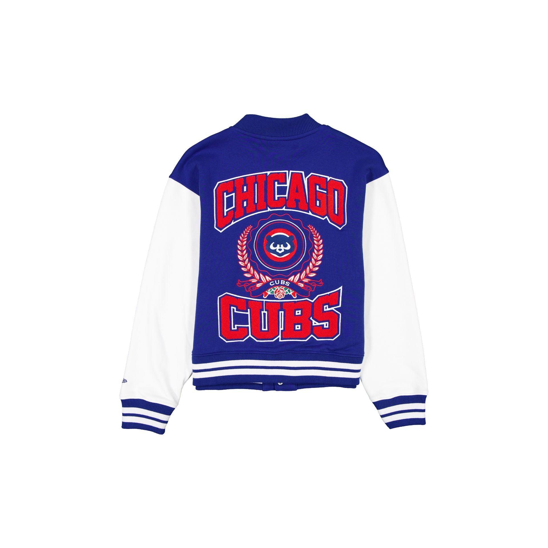 Chicago Cubs Throwback Prep Women's Jacket Female Product Image
