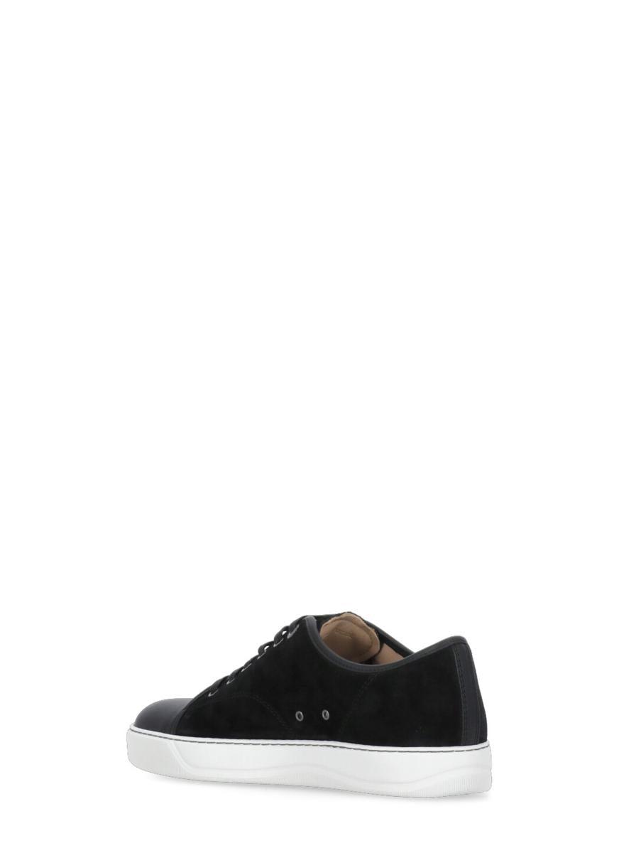 Black DBB1 Suede & Patent Leather Sneakers Product Image