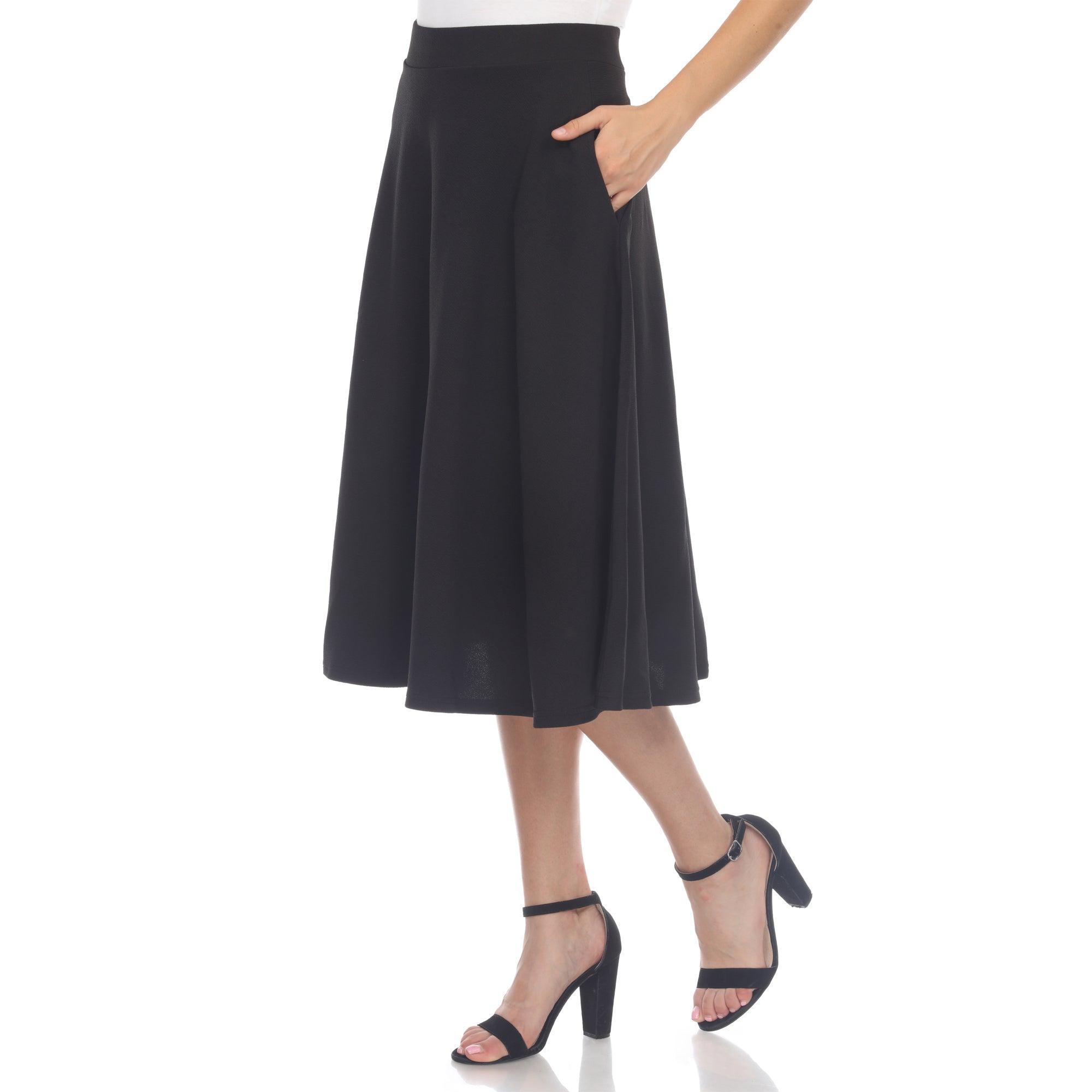 Tasmin Flare Midi Skirts Product Image