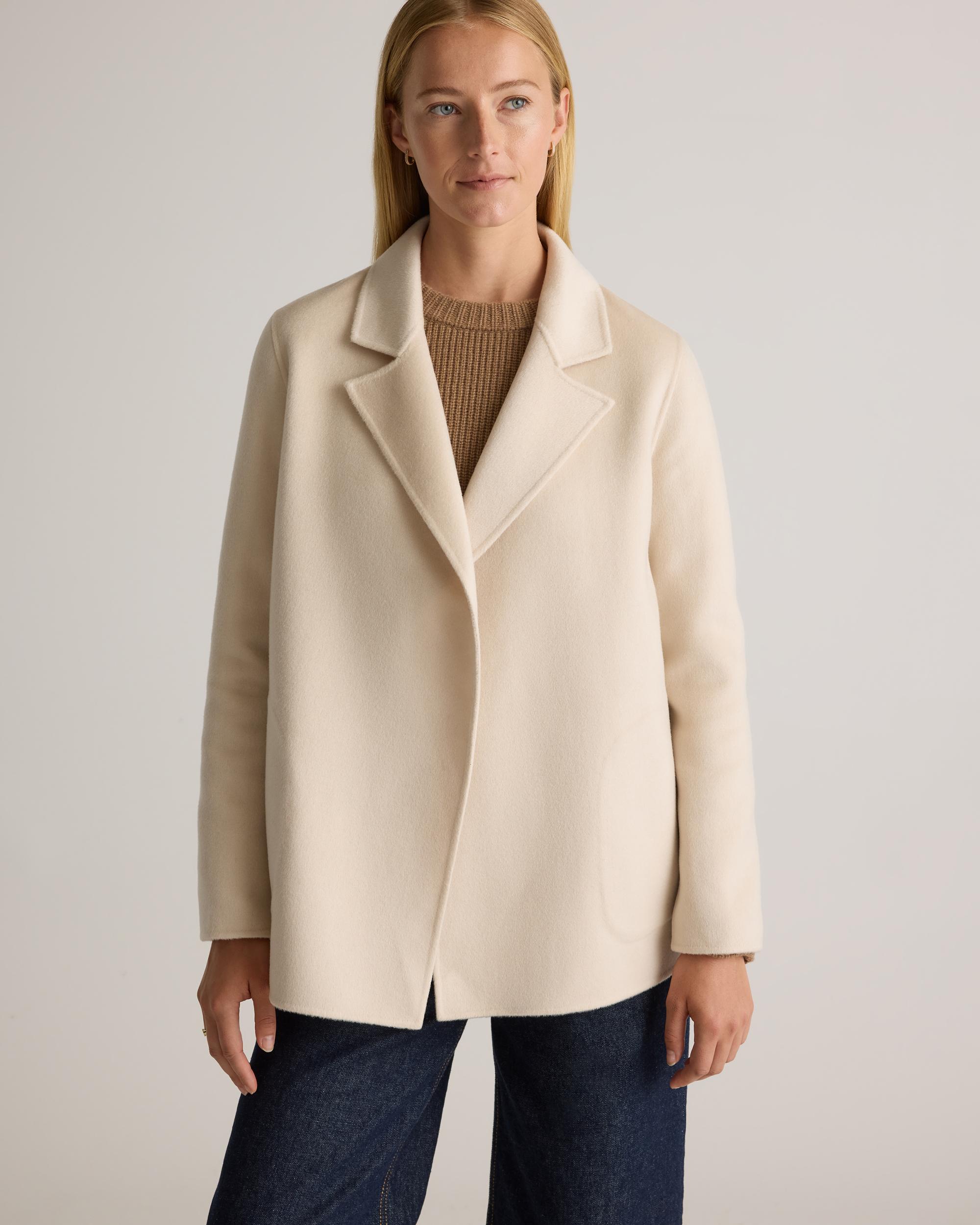 Quince | Women's 100% Mongolian Cashmere Double-Faced Open Blazer Size XS Product Image