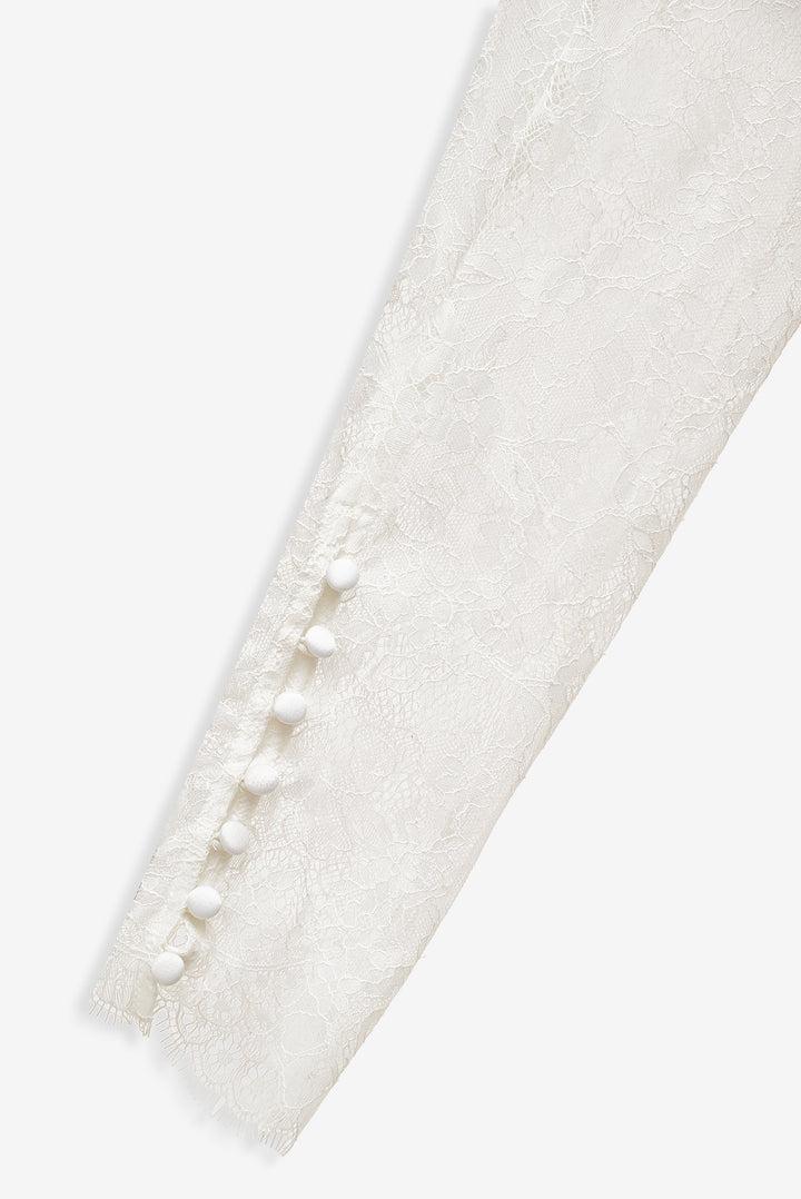 Tara Mini Dress — White Product Image