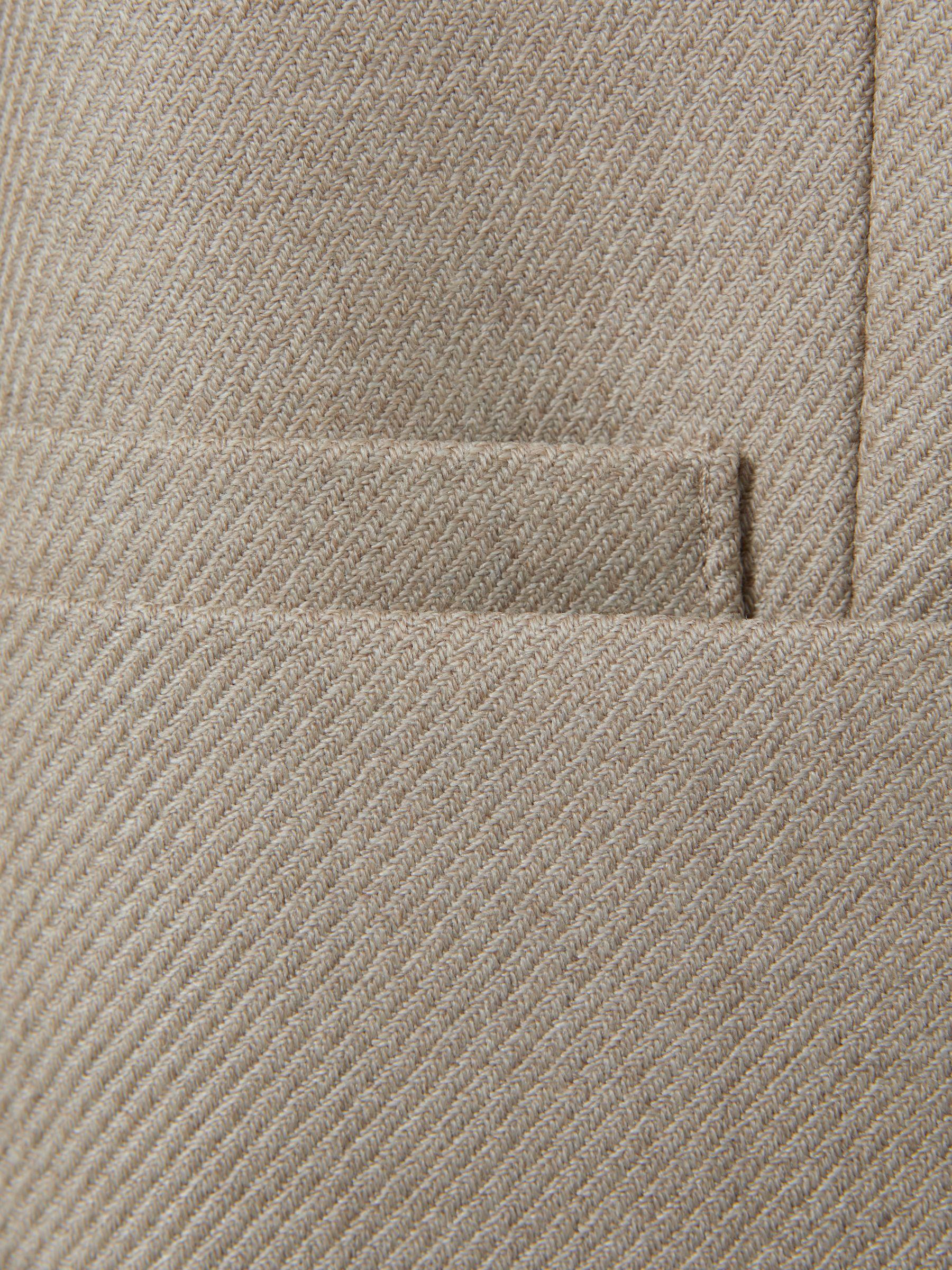 Petite Wool Blend Double Breasted Blazer in Neutral Product Image