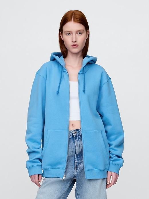 VintageSoft Zip Hoodie Product Image