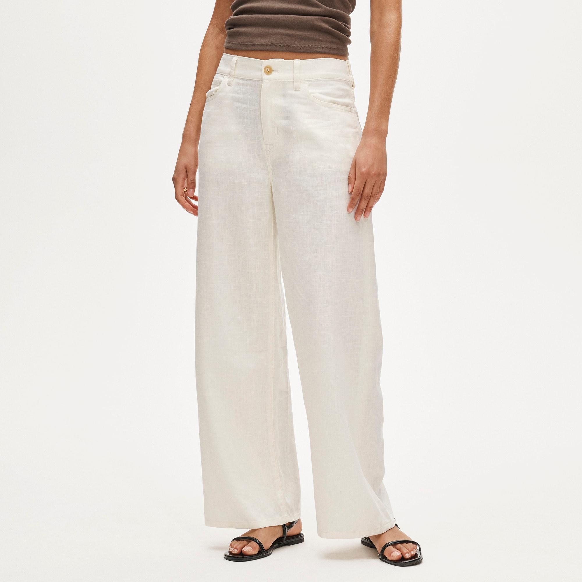 Five-pocket pant in linen blend Product Image