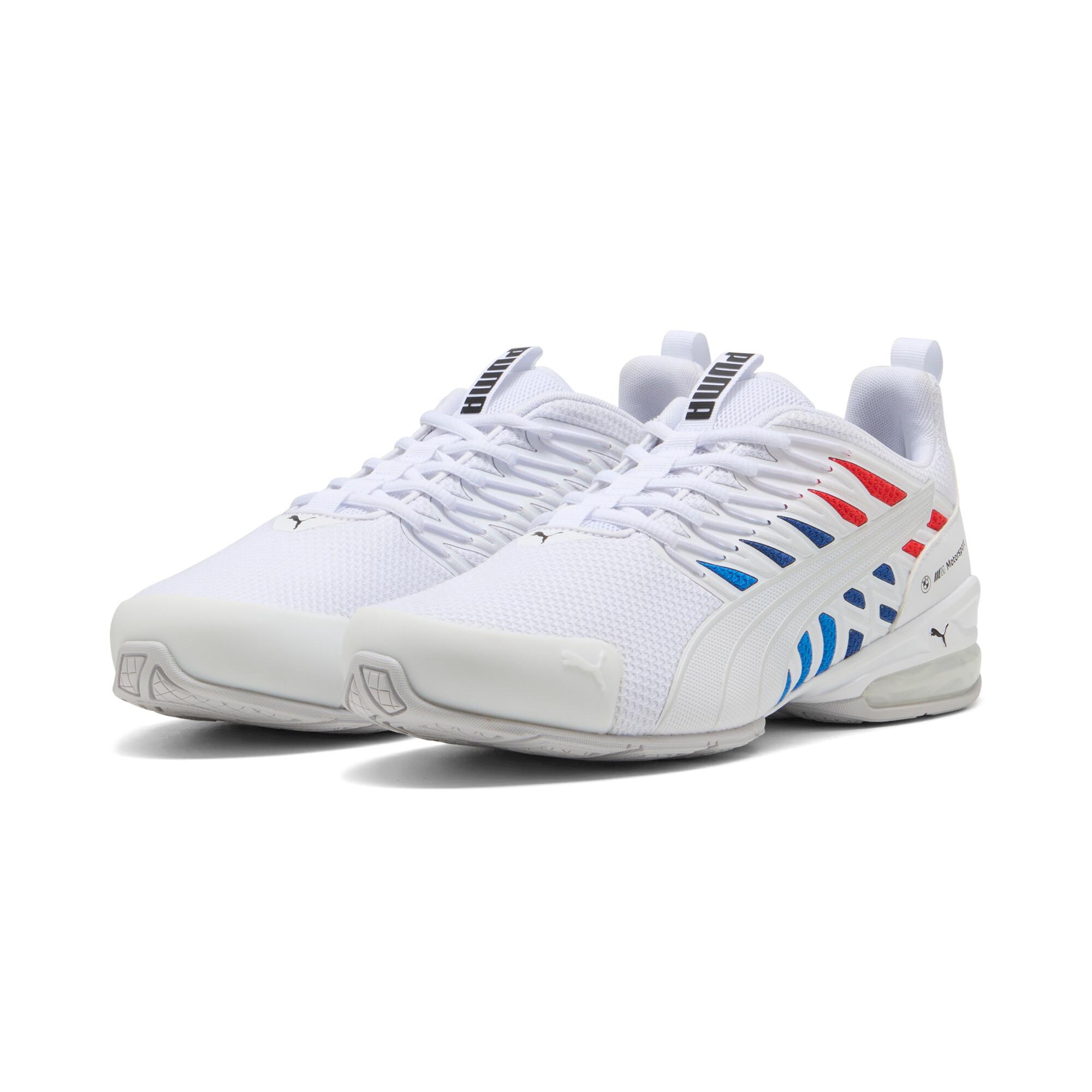 PUMA BMW M Motorsport Voltaic Evo Men's Motorsport Shoes in White/Black Product Image
