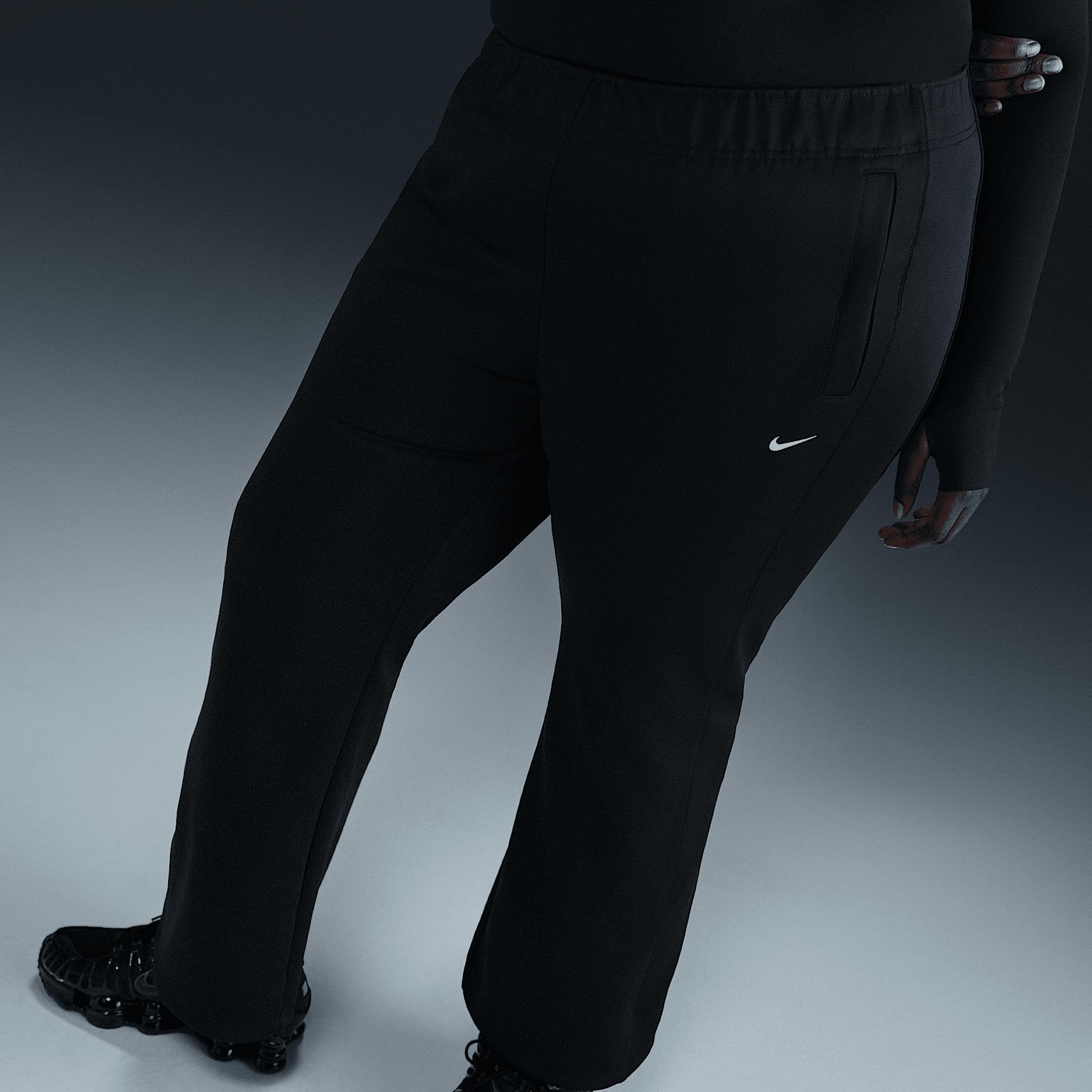 Womens Nike Sportswear Windrunner Mid-Rise Slim Knit Pants (Plus Size) | HJ1018-010 Product Image