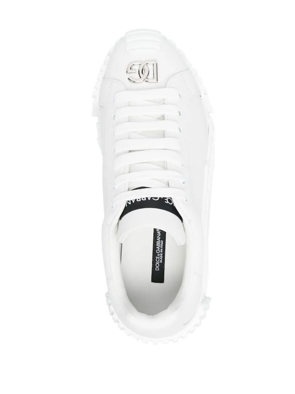 logo-lettering low-top sneakers  Product Image