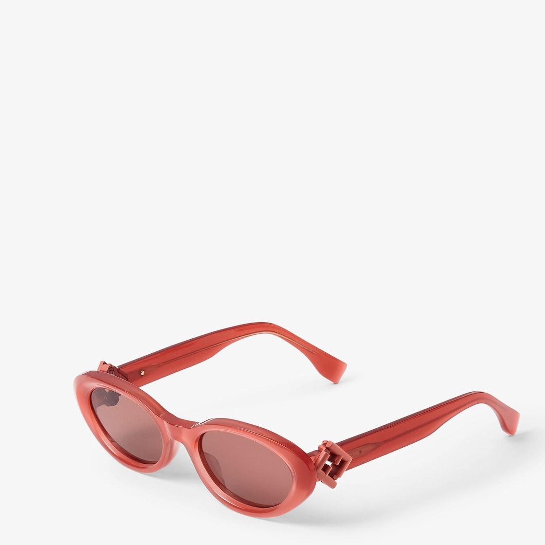 FF DiamondsRed acetate sunglasses Product Image