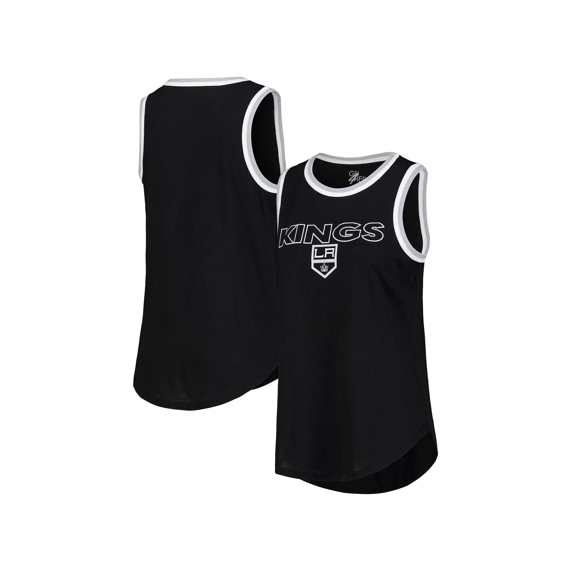 Women's G-III 4Her by Carl Banks Black Los Angeles Kings Strategy Tank Top,  Product Image