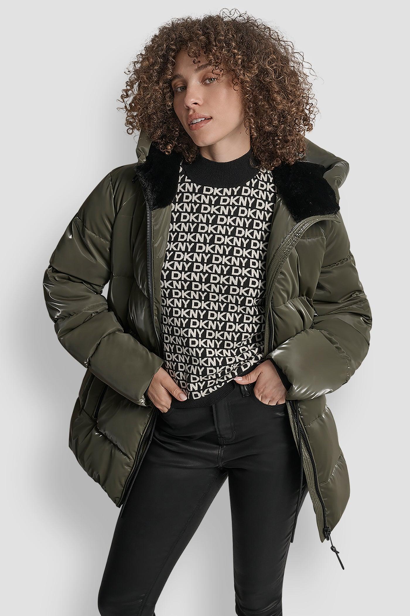 MID LENGTH LUSH PUFFER JACKET Product Image
