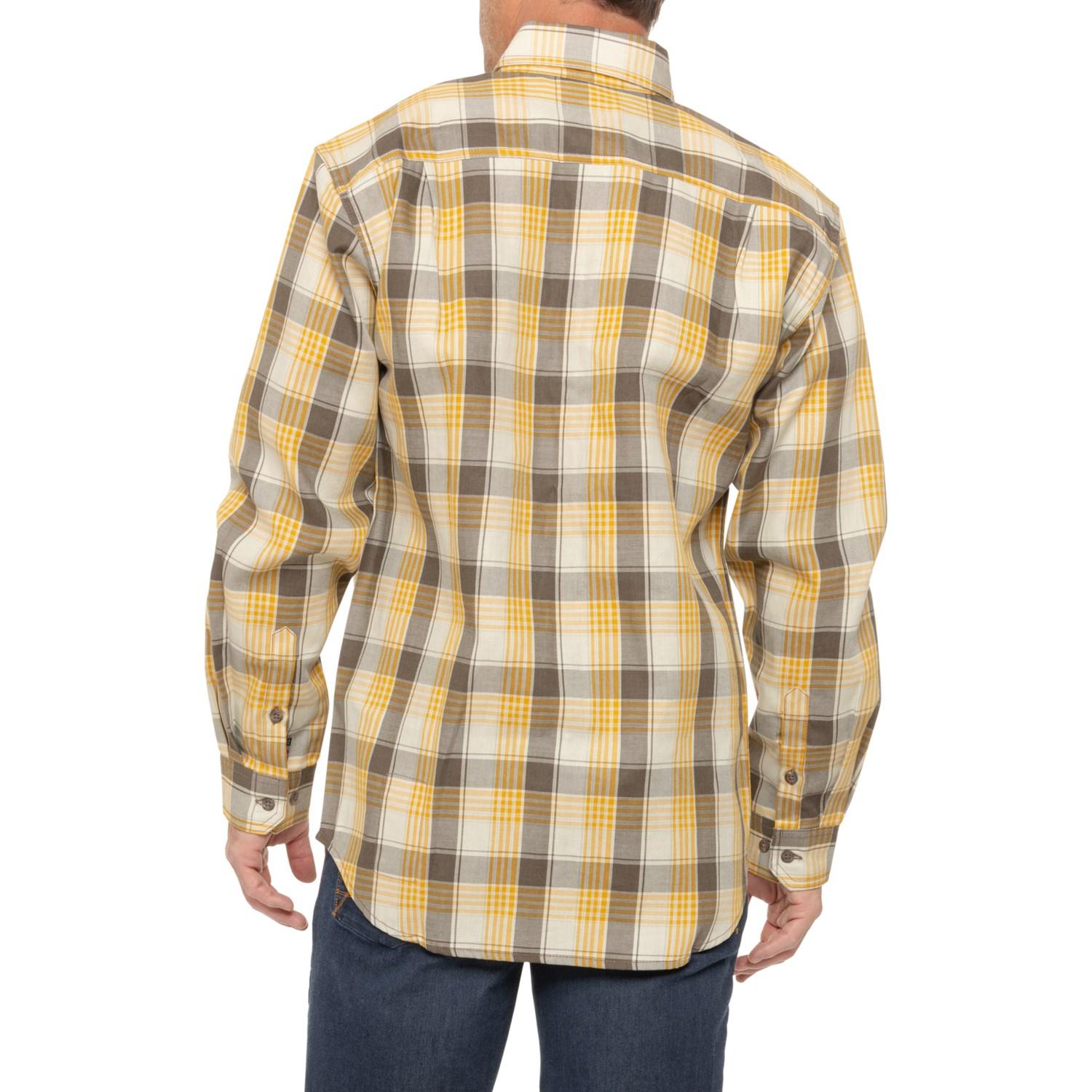 Carhartt 104507 Flame-Resistant Force® Loose Fit Midweight Twill Plaid Shirt - Long Sleeve Product Image