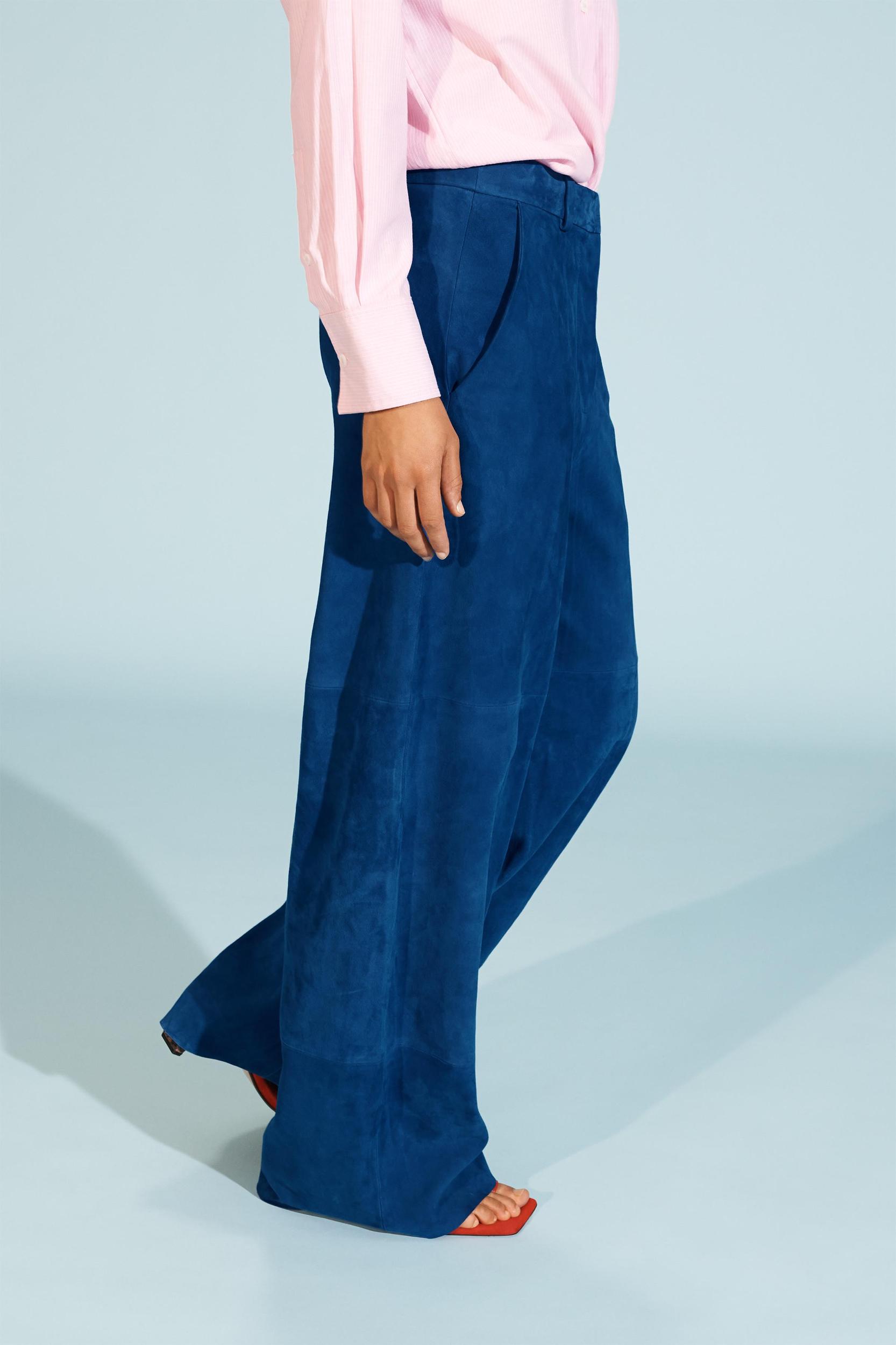 100% SUEDE LEATHER PANTS LIMITED EDITION Product Image