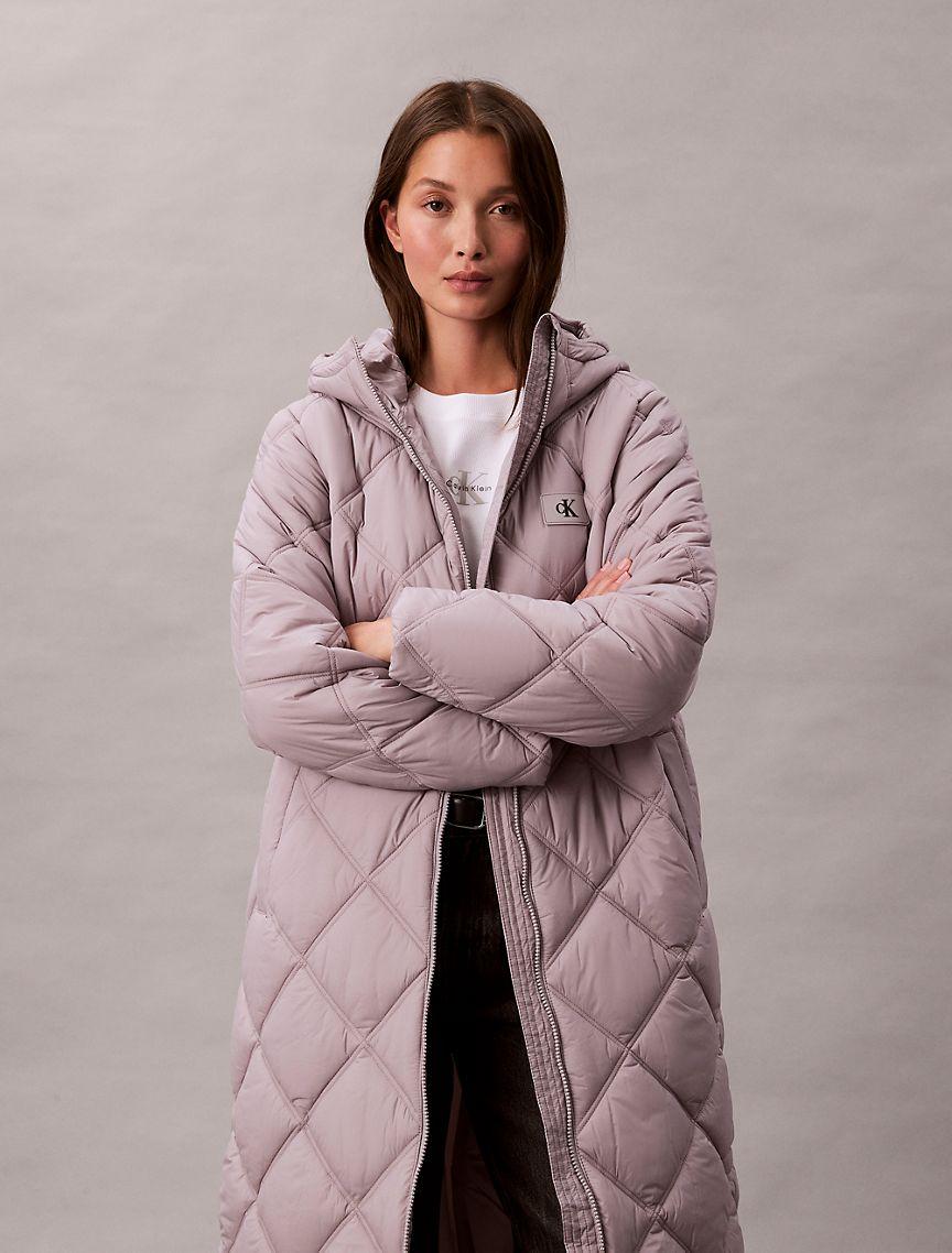 Long Hooded Puffer Jacket Product Image