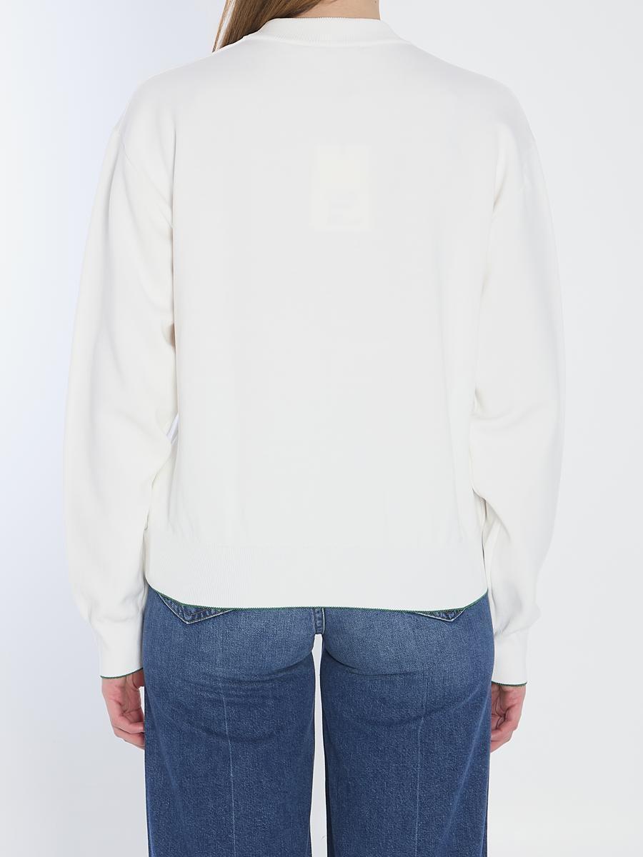 logo-embroidered sweatshirt Product Image