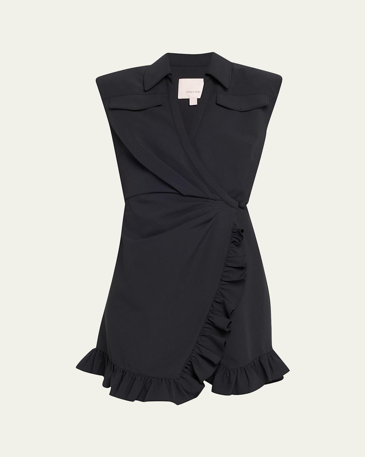 Womens Zenni Mini Wrap Dress Product Image