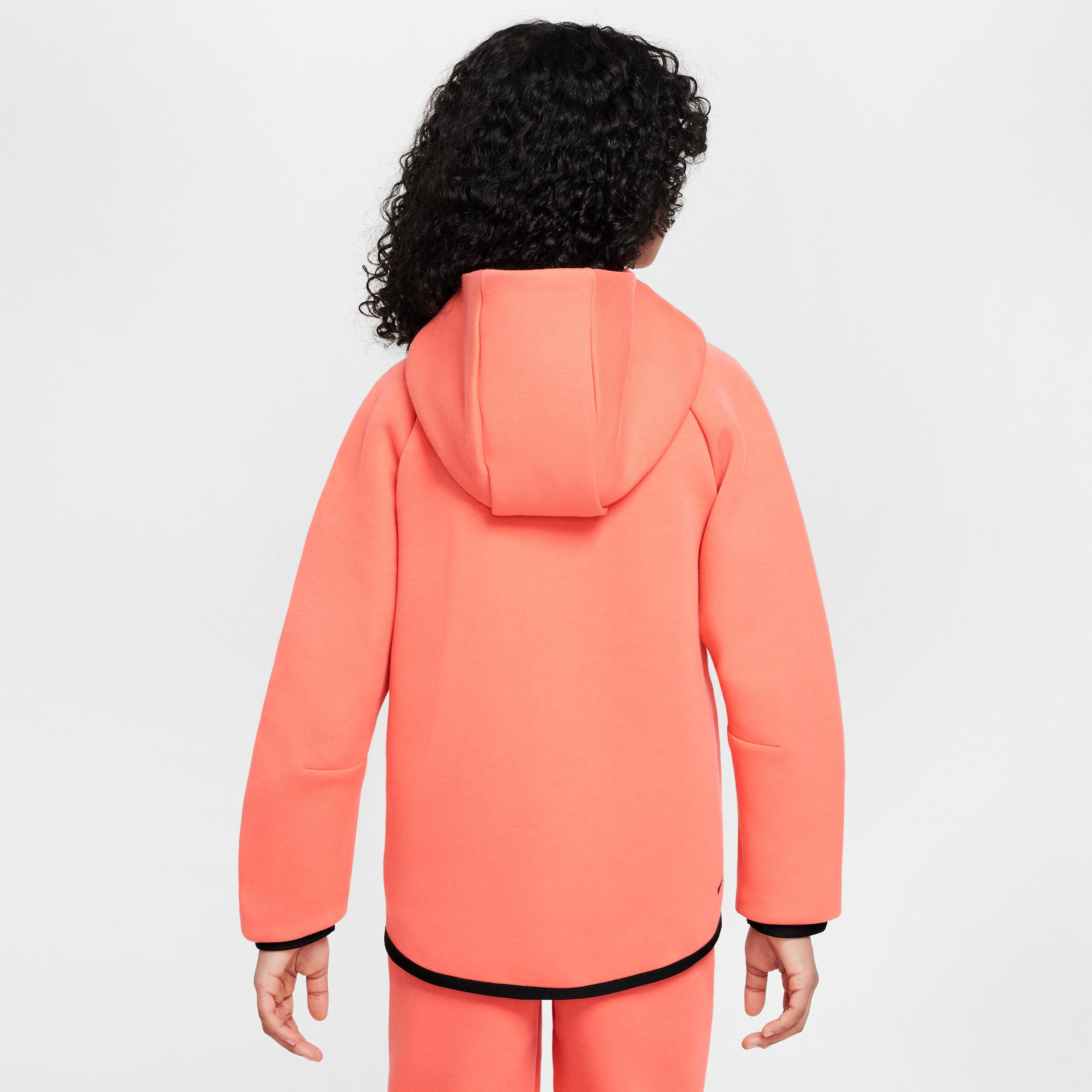 Unisex Nike Sportswear Tech Fleece Girls Full-Zip Hoodie | HV8695-814 Product Image