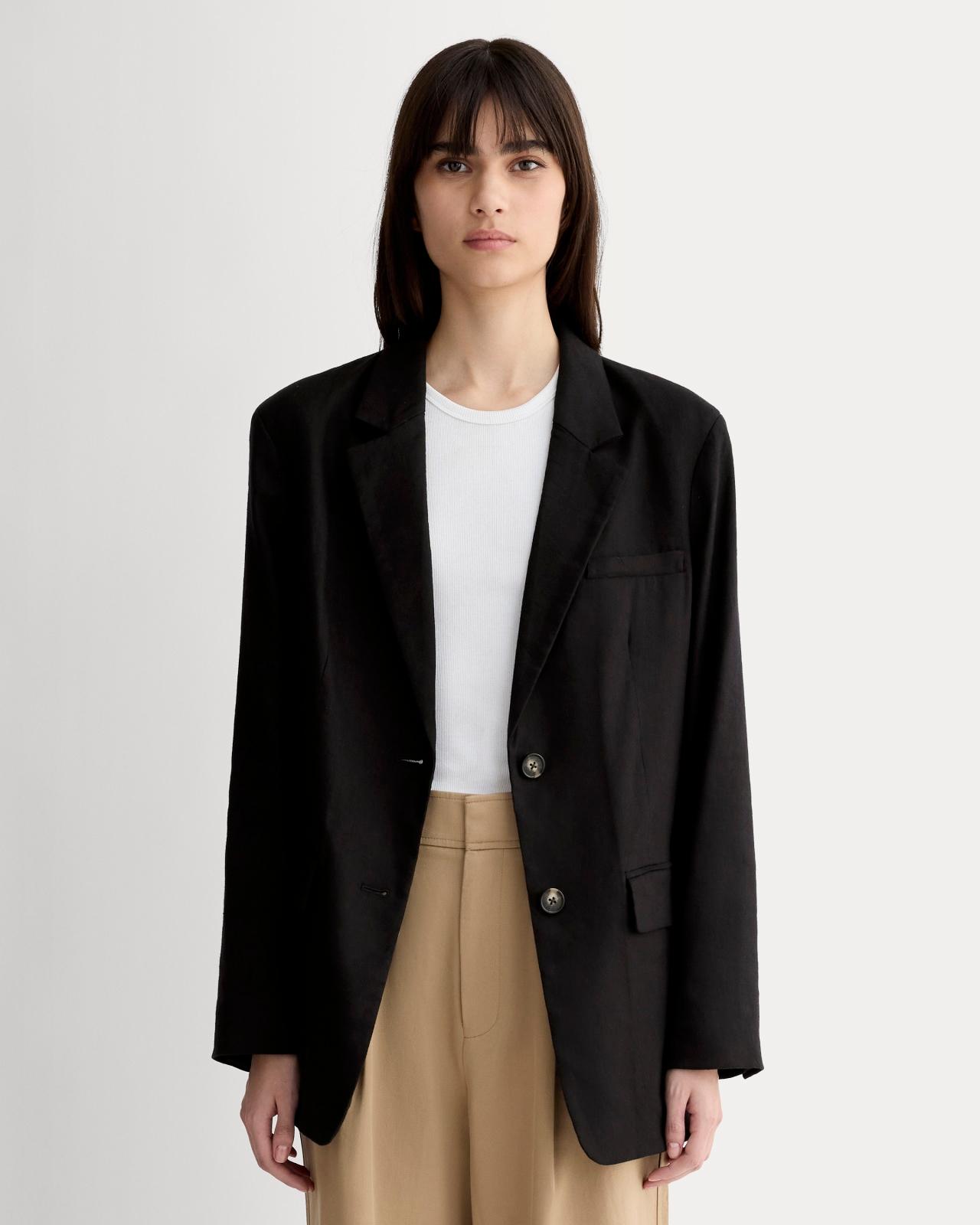 Womens Oversized Blazer in Stretch Linen by Everlane Size 0 Product Image