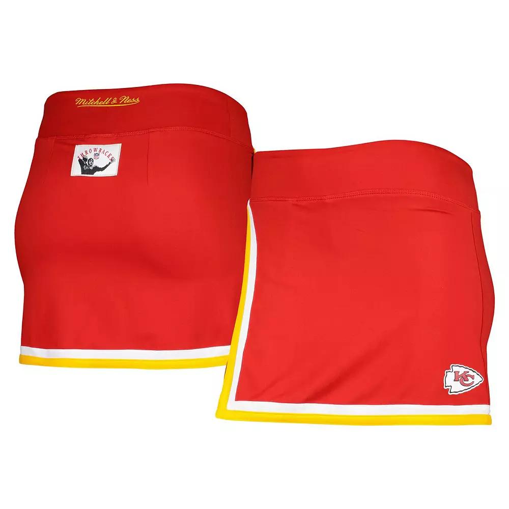 Women's Mitchell & Ness Red Kansas City Chiefs Skort,  Product Image