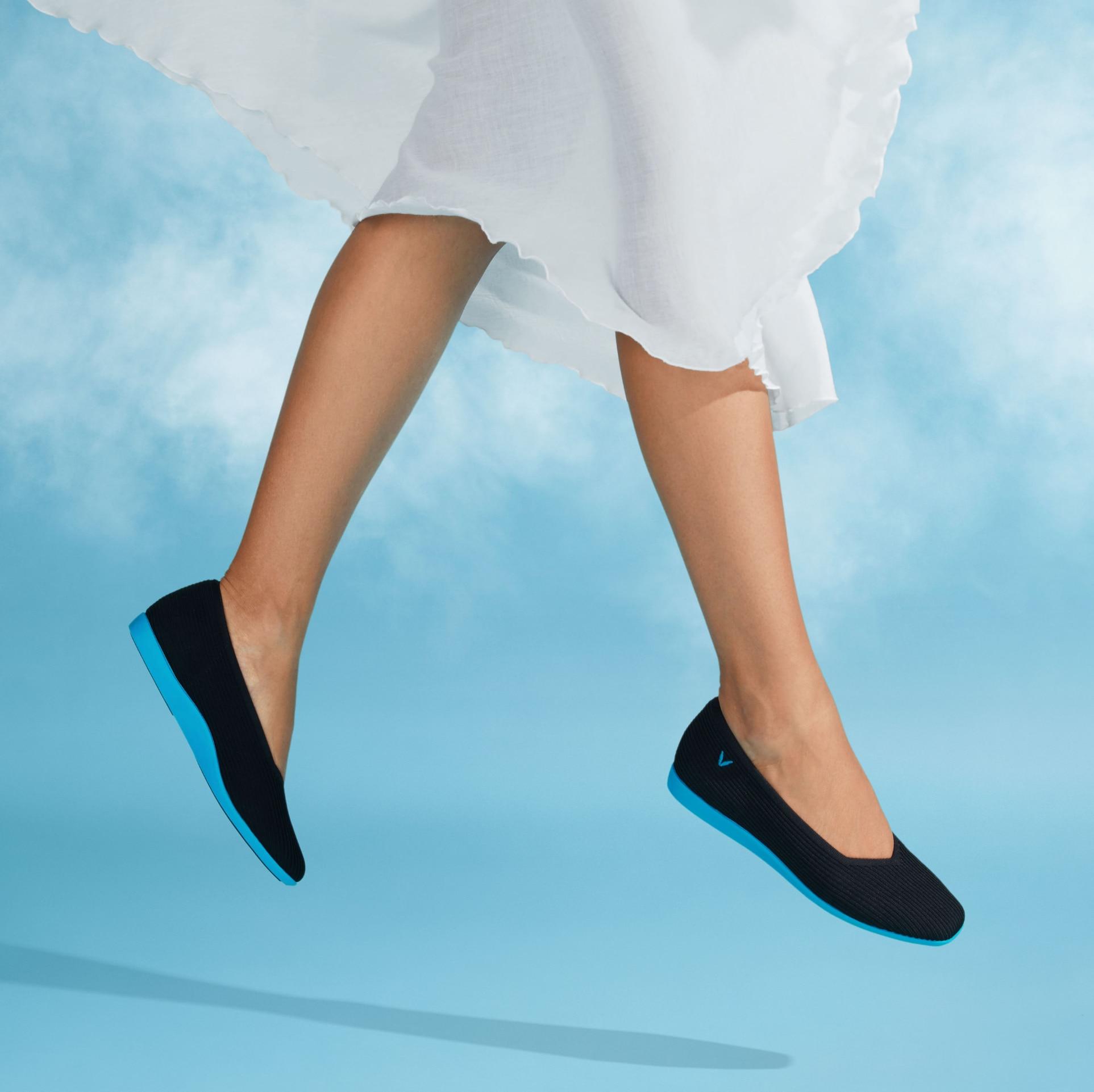 Lightweight Square-Toe V-Cut Flats (Margot Walker) Product Image
