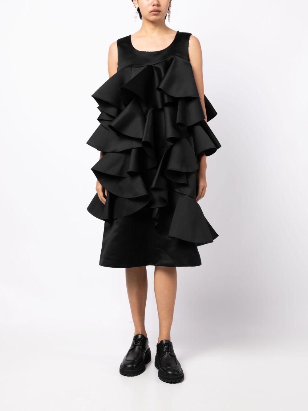 ruffled cotton dress  Product Image