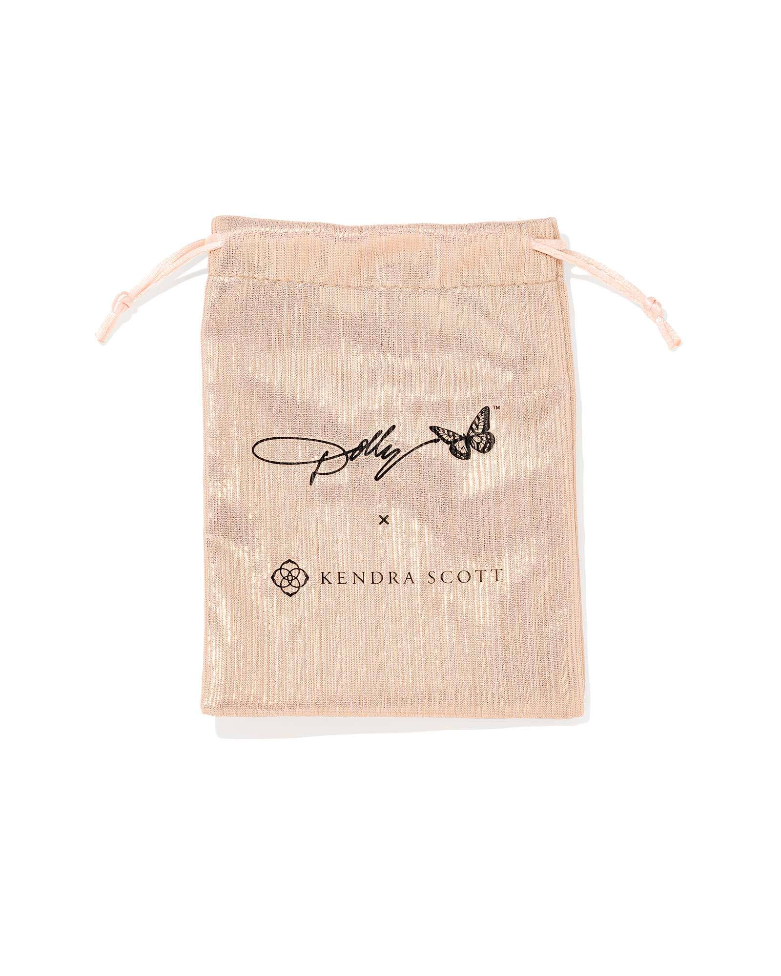 Dolly Parton x Kendra Scott Ari Heart Silver Stud Earrings Product Image